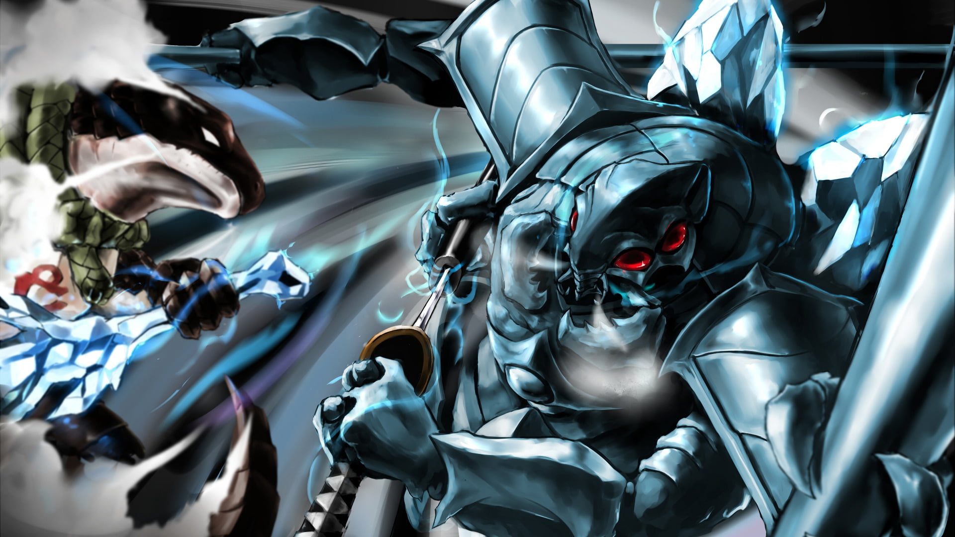 Zaryusu Shasha, Anime, 1080P, Overlord, Cocytus (Overlord), HD Wallpaper