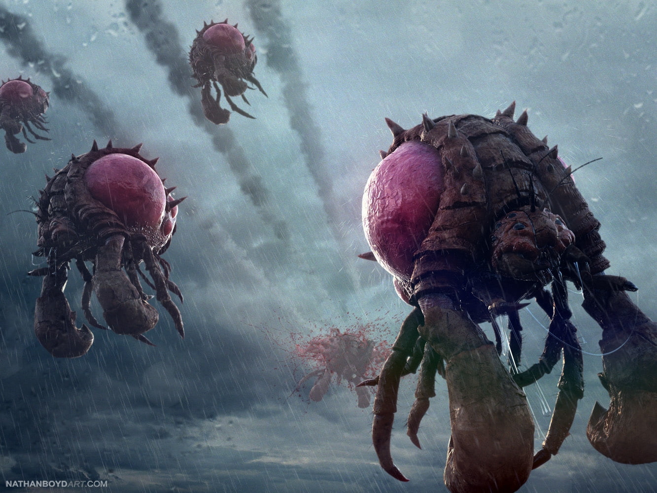 video, 720P, starcraft, art, x, StarCraft II, games, ii, hd, overlord, HD Wallpaper