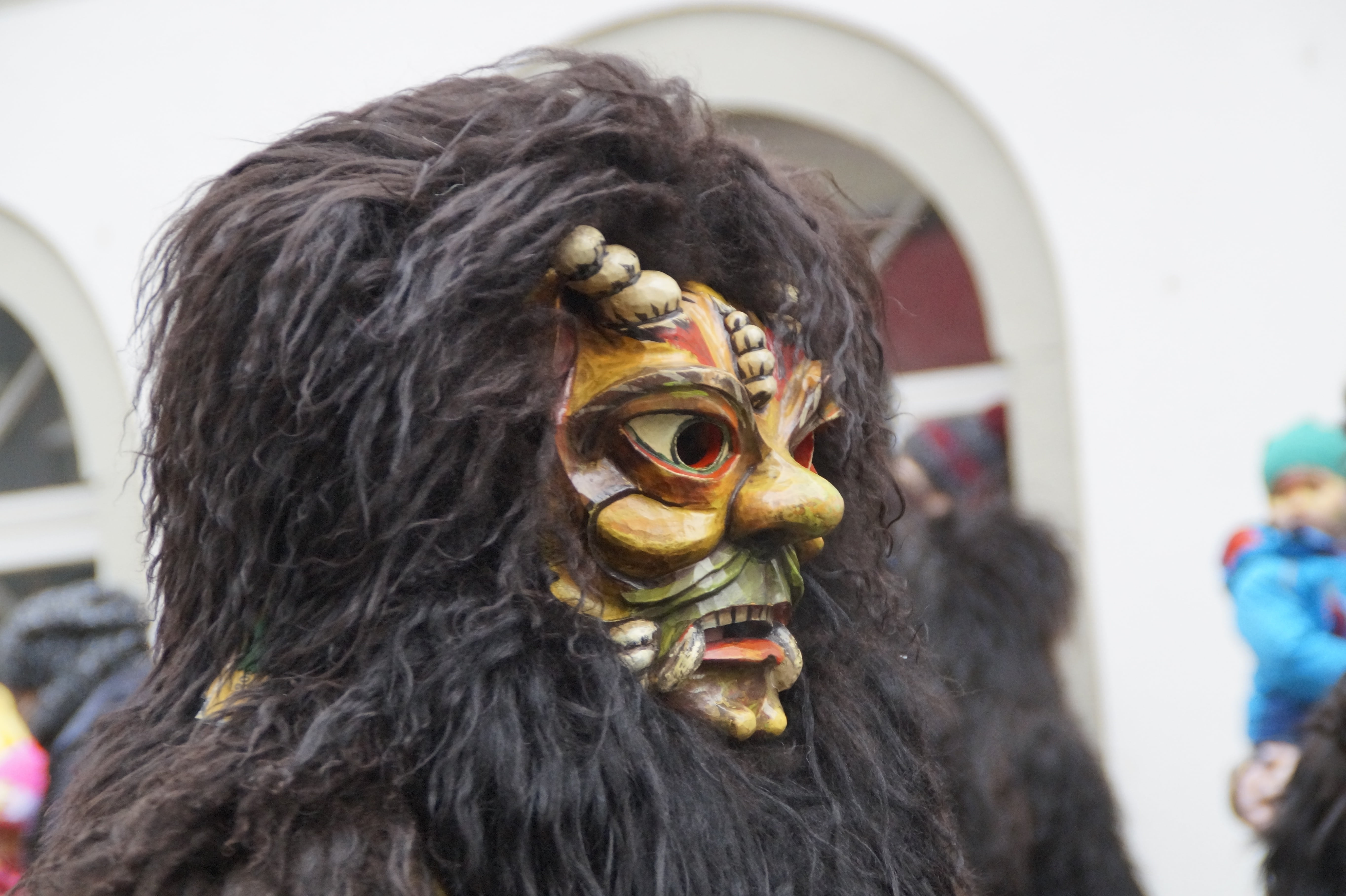mask - disguise, panel, custom, incidental people, masquerade, portrait, unrecognizable person, profile, wooden mask, move, spirit, 5K, day, human representation, HD Wallpaper