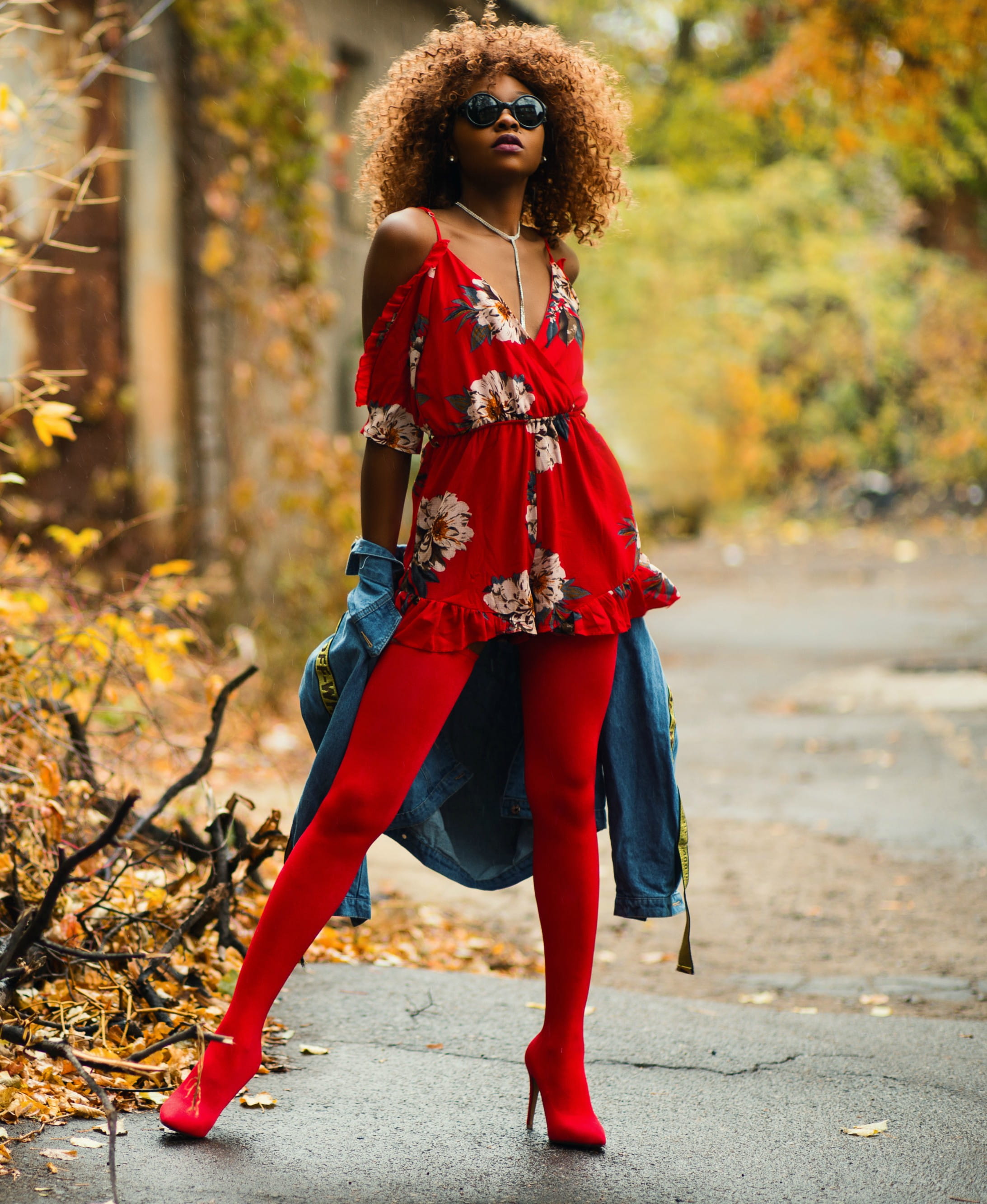 real people, romper, red, lifestyles, hair, one person, women, change, young adult, standing, fashion, beauty, full length, 2K, beautiful woman, s, young women, Phone HD Wallpaper