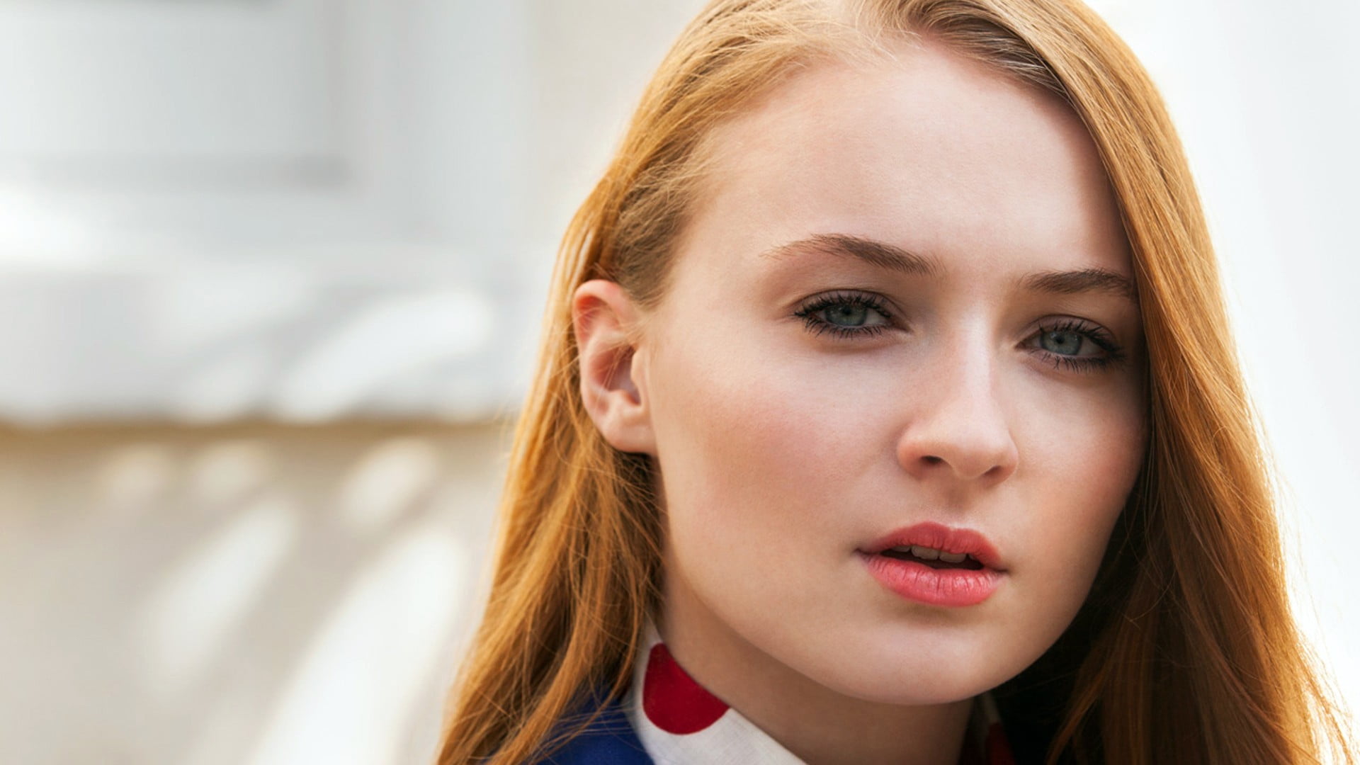child, long hair, hair, human face, celebrity, women, human body part, looking, blue eyes, headshot, redhead, teenager, adult, close-up, beautiful woman, HD Wallpaper