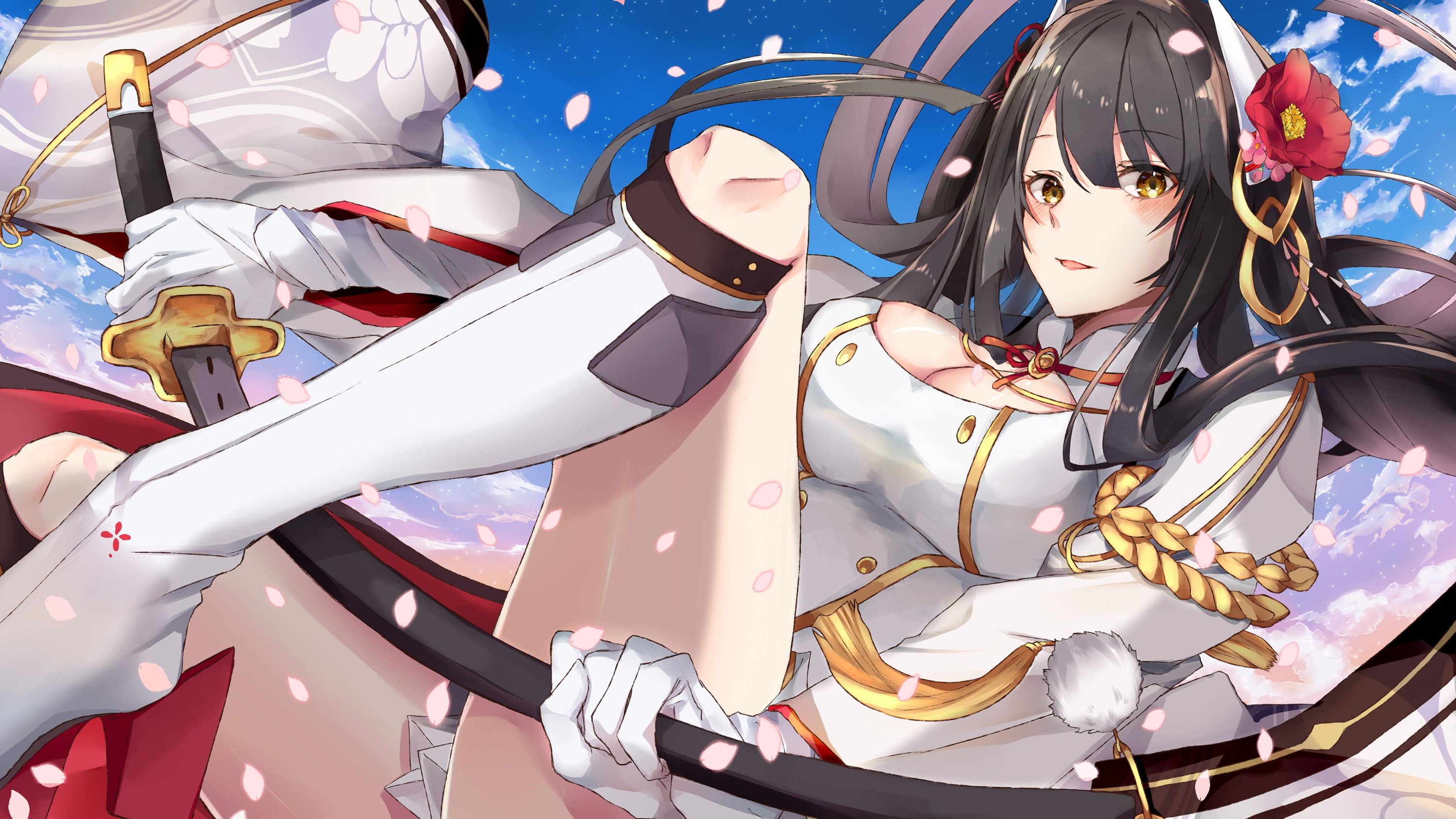 Azur Lane, Girl, Anime, Pose, 2K, HD Wallpaper