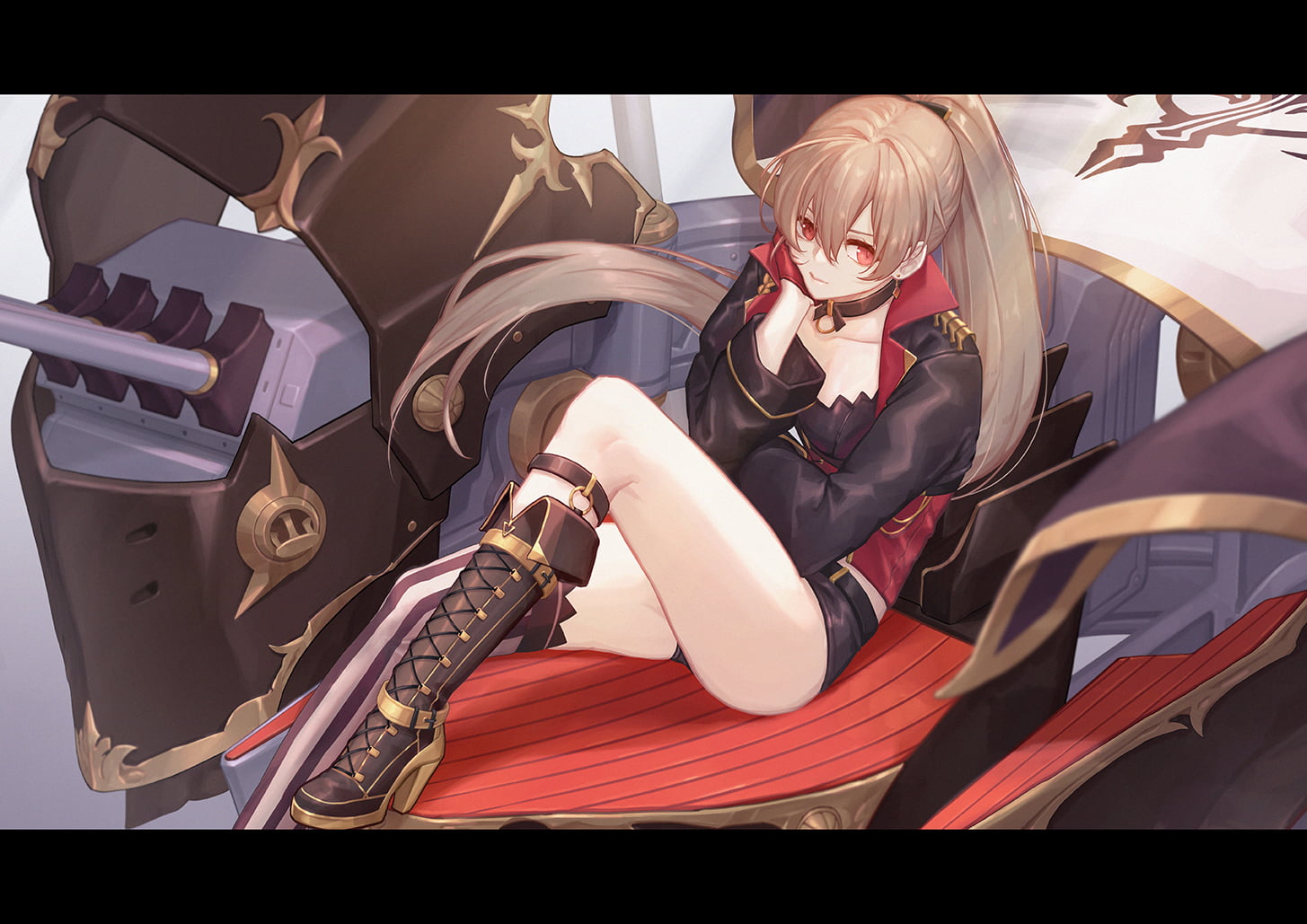 720P, anime, Whitem, anime girls, jean bart (azur lane), Azur Lane, HD Wallpaper