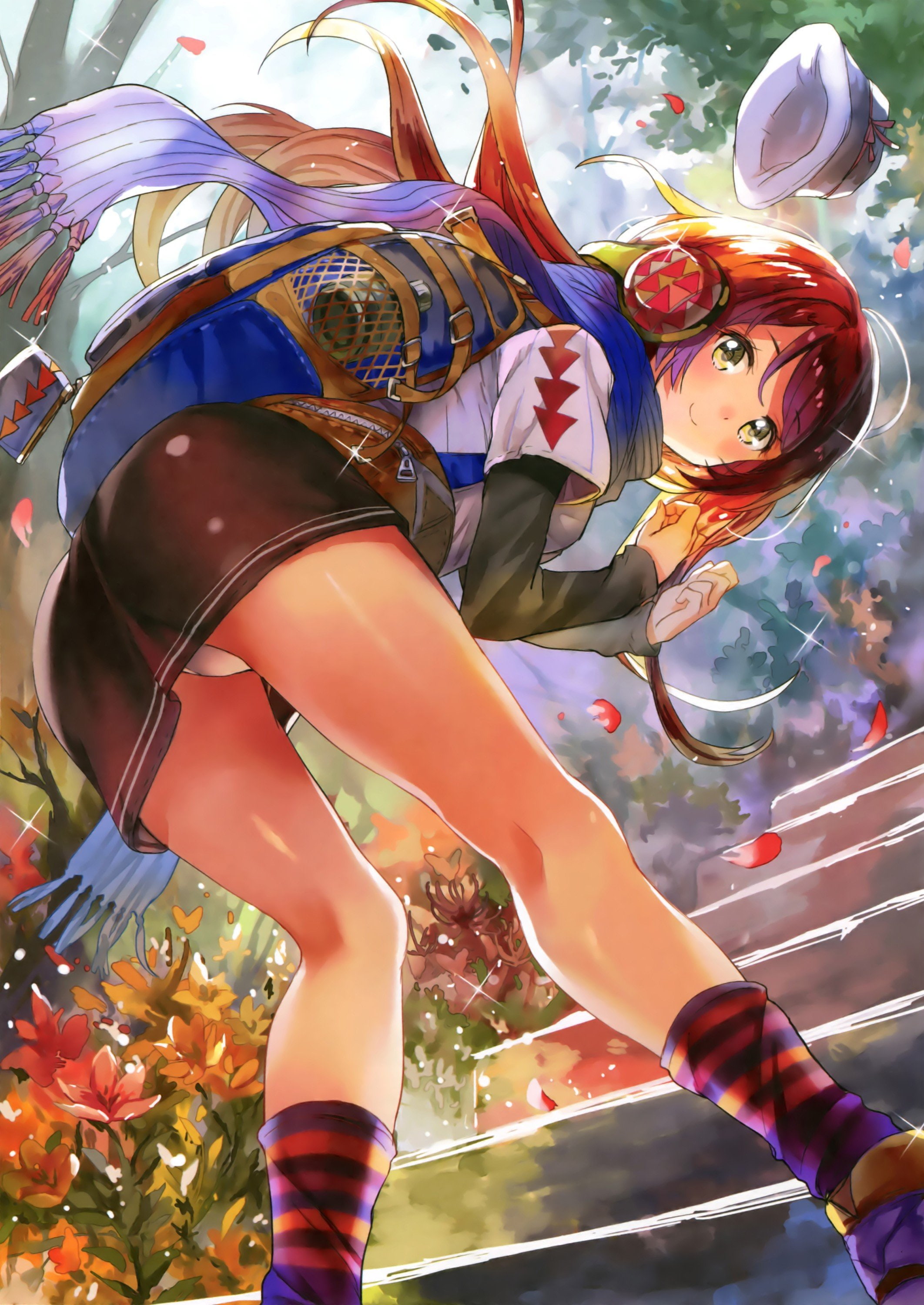 anime, 2K, Upskirt, Phone HD Wallpaper
