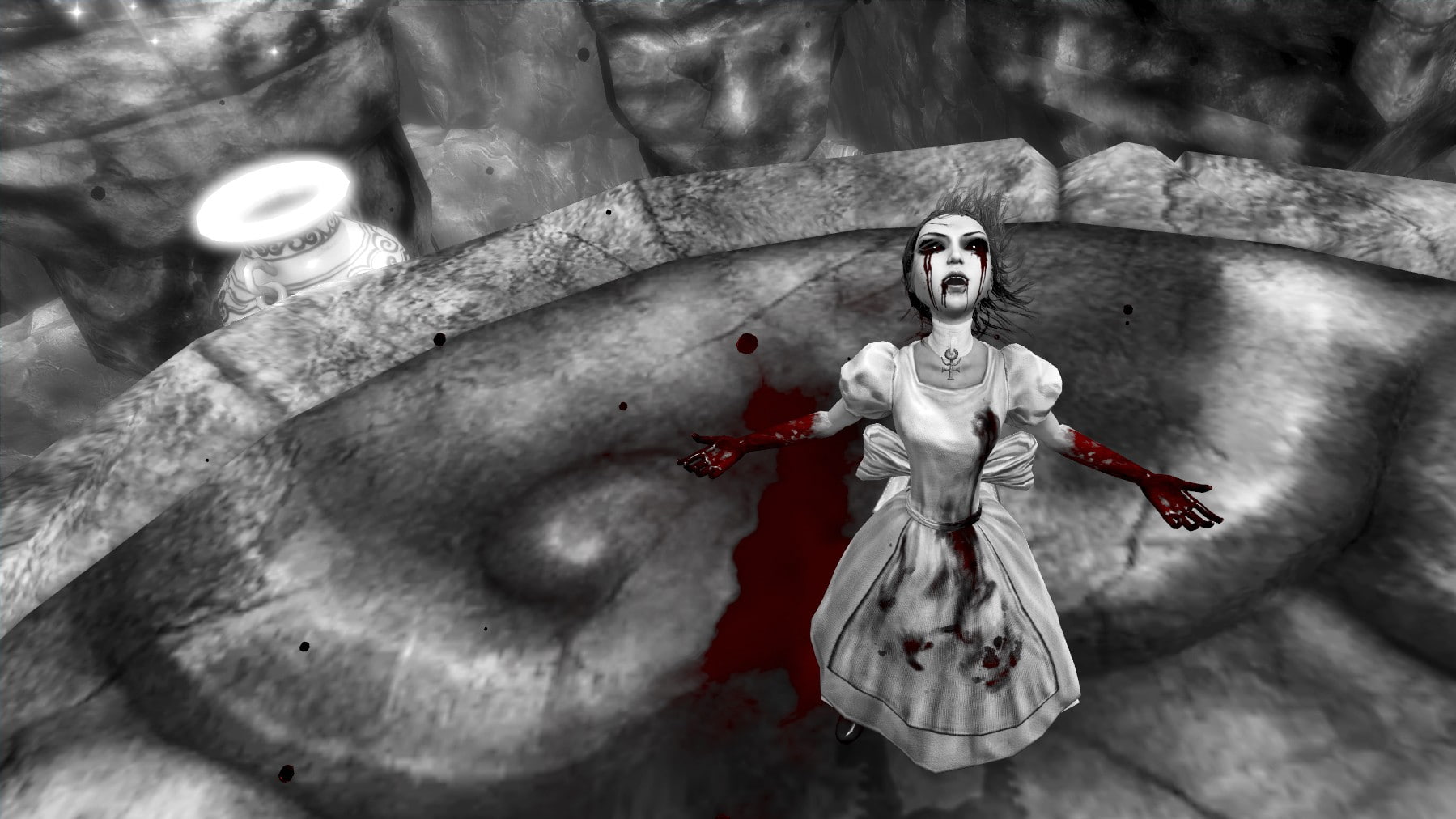 spirituality, architecture, Alice: Madness Returns, representation, Alice, art and craft, 720P, evil, creativity, female likeness, craft, no people, belief, HD Wallpaper