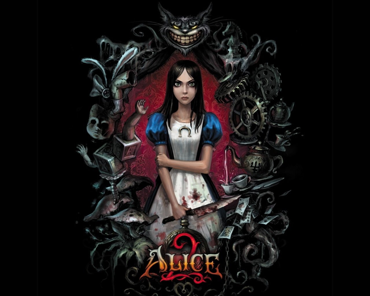 alice, Alice: Madness Returns, Video Game, 720P, illustration, HD Wallpaper