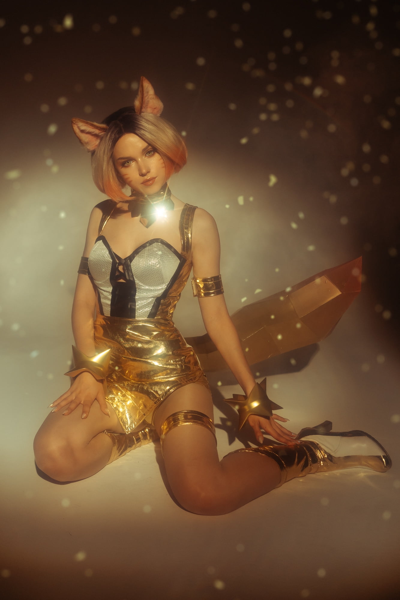 Ahri (League of Legends), cosplay, 1080P, League of Legends, women indoors, indoors, Shirogane Sama, KDA Ahri, video game girls, video game characters, Phone HD Wallpaper