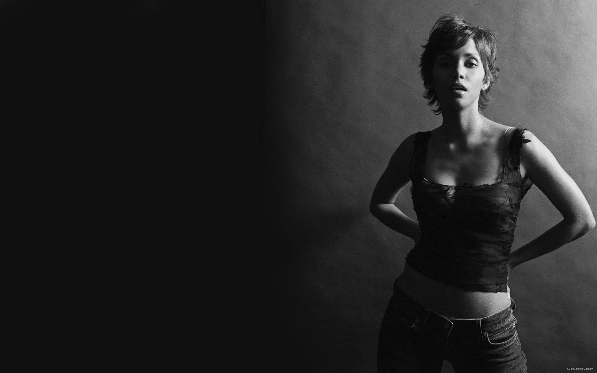 halle, berry, brunette, 1080P, actress, women, HD Wallpaper