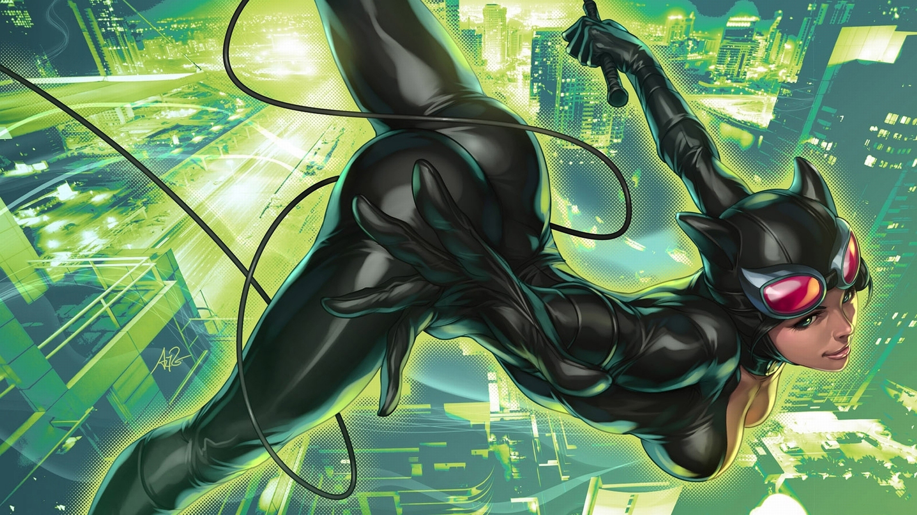 fictional, us, splash, art, dc, released, catwoman, comics, 4K, character, HD Wallpaper