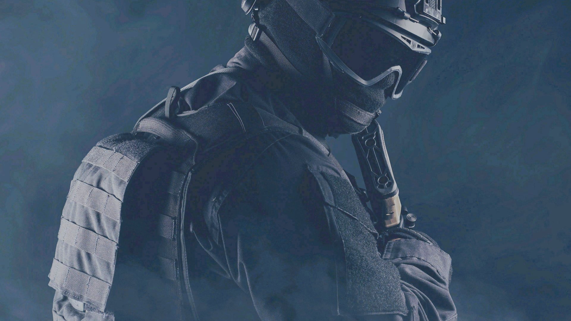 1080P, clothing, adult, security, skill, nature, weapon, architecture, Rainbow Six, men, close-up, s, people, outdoors, Tom Clancys, gun, aggression, statue, HD Wallpaper