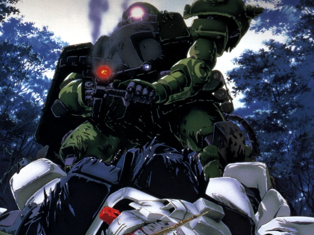 helmet, day, military, security, clothing, nature, work helmet, armed forces, outdoors, 480P, sky, army, anime, no people, technology, Mobile Suit Gundam: The 08th MS Team, HD Wallpaper