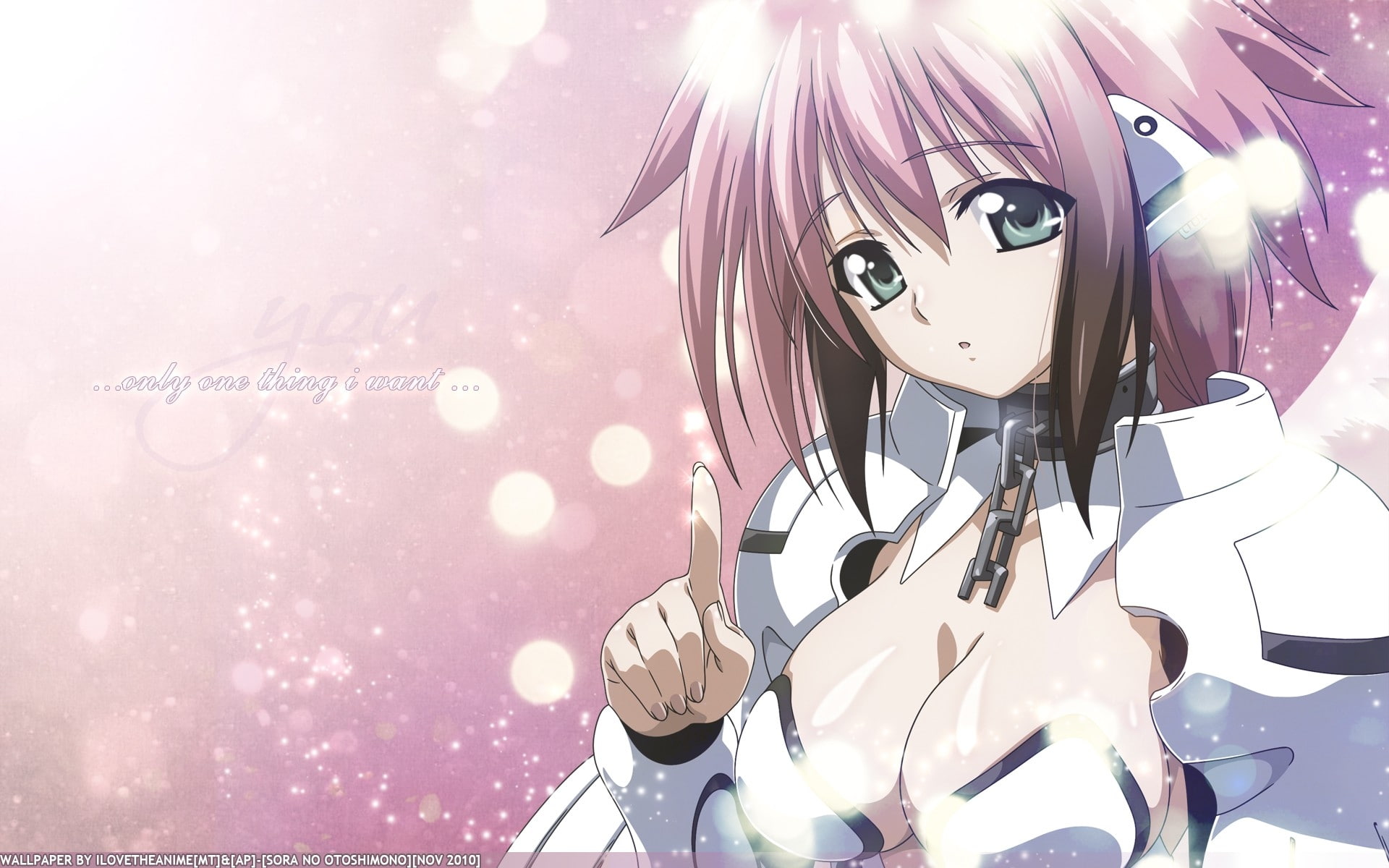 1080P, hot, anime, astraea, Ikaros, Sora no Otoshimono, girls, art, sora, hd, otoshimono, x, HD Wallpaper