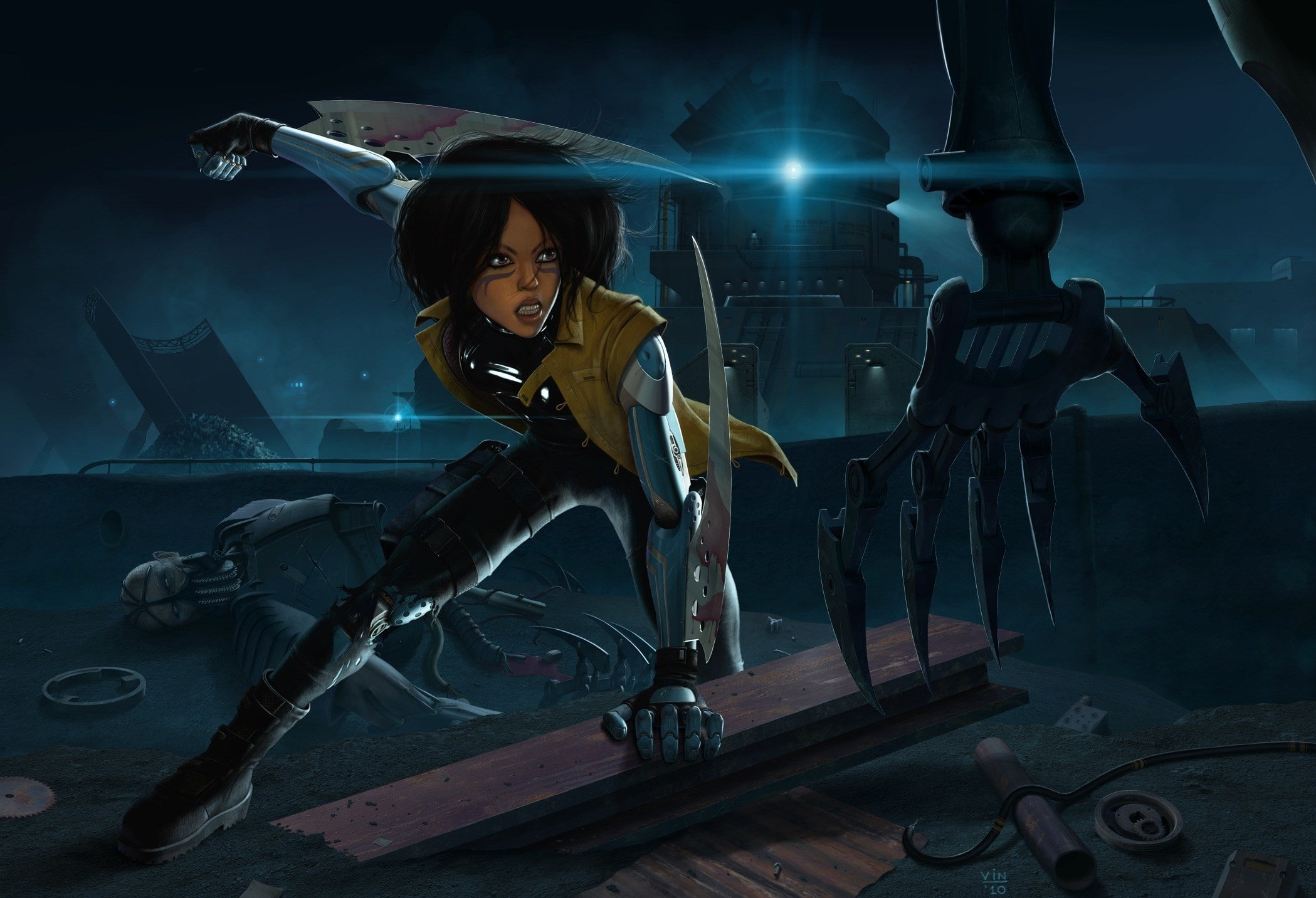 1080P, battle angel alita, HD Wallpaper