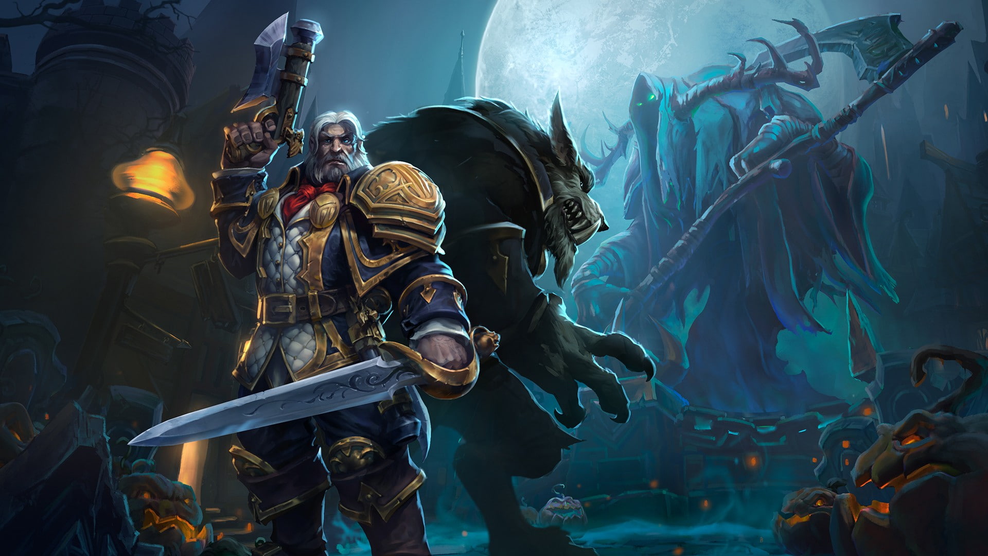 Blizzard Entertainment, Video Game, 1080P, Worgen (World Of Warcraft), Heroes of the Storm, Genn Greymane, HD Wallpaper