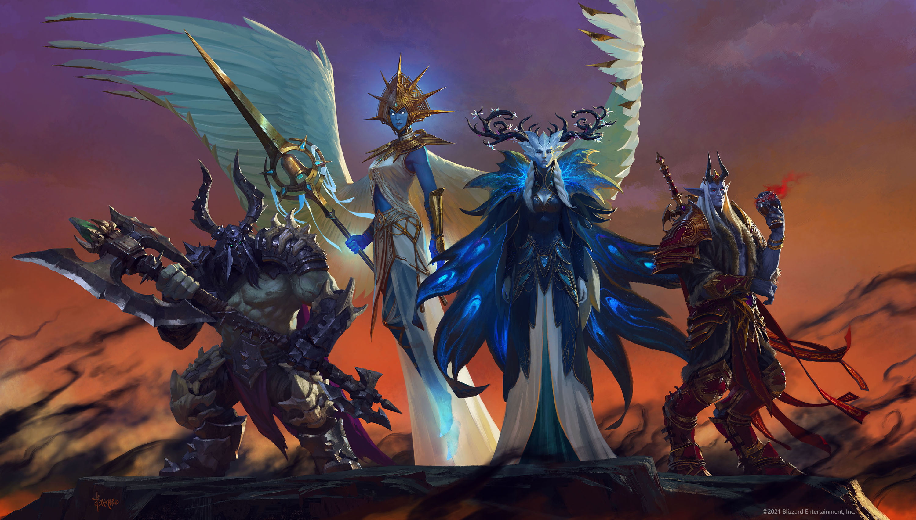 World of Warcraft: Shadowlands, 2K, World of Warcraft, Blizzard Entertainment, HD Wallpaper