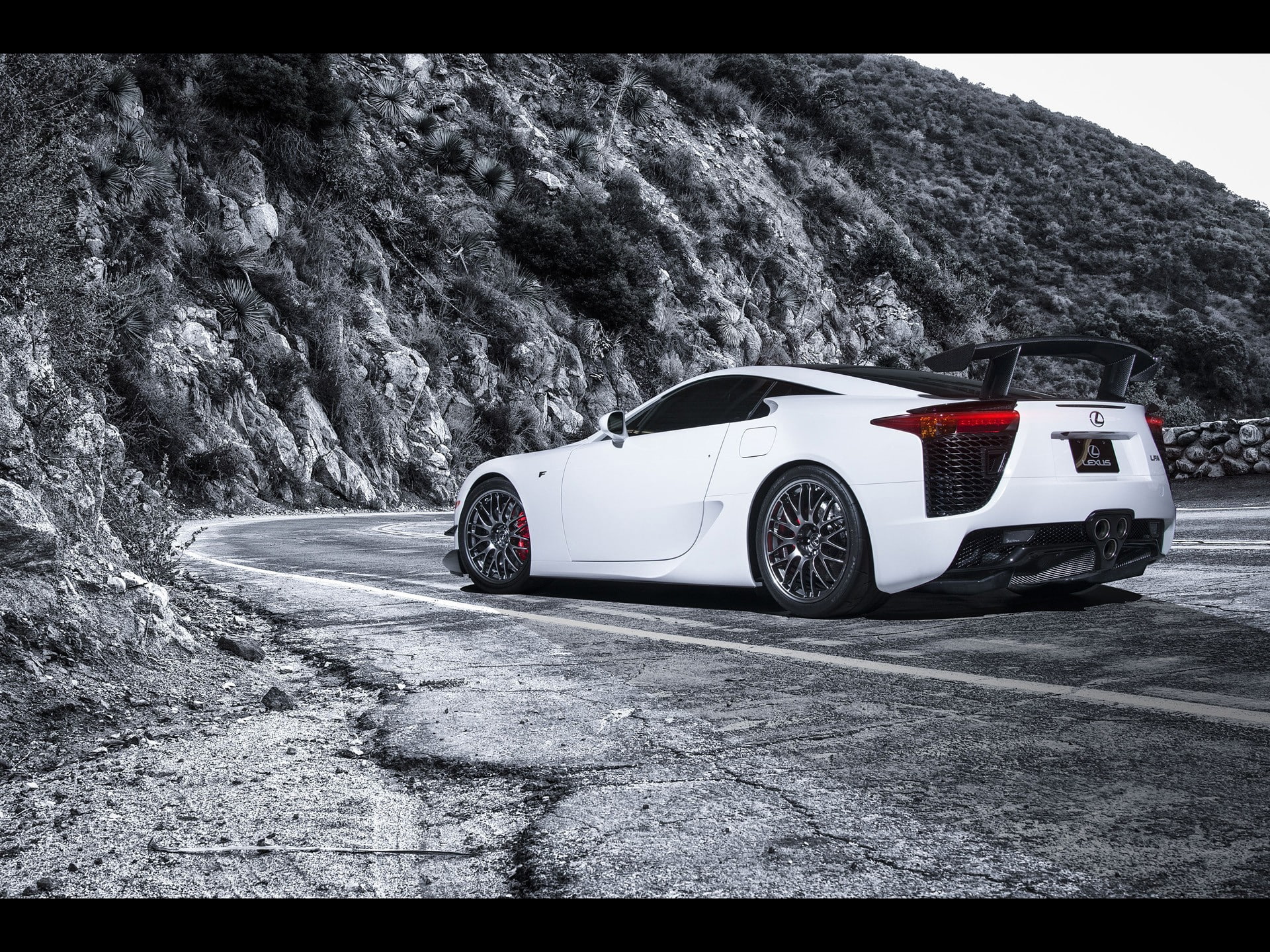 colorsplash, cars, hd, 1080P, lexus, lfa, HD Wallpaper