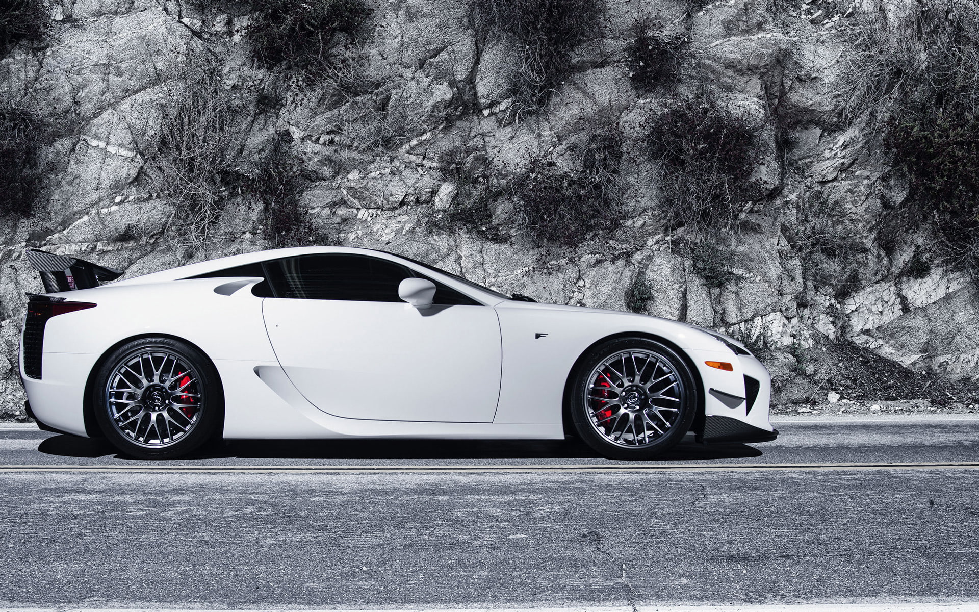lexus, hd, colorsplash, cars, lfa, 1080P, HD Wallpaper