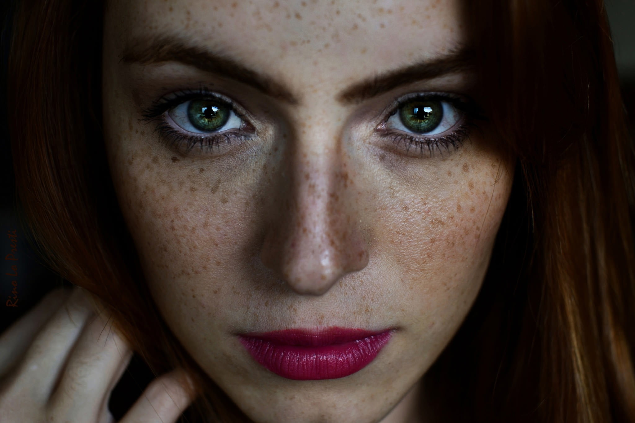face, black background, studio shot, women, young women, teardrop, headshot, human face, young adult, human body part, make-up, one person, looking at camera, HD Wallpaper