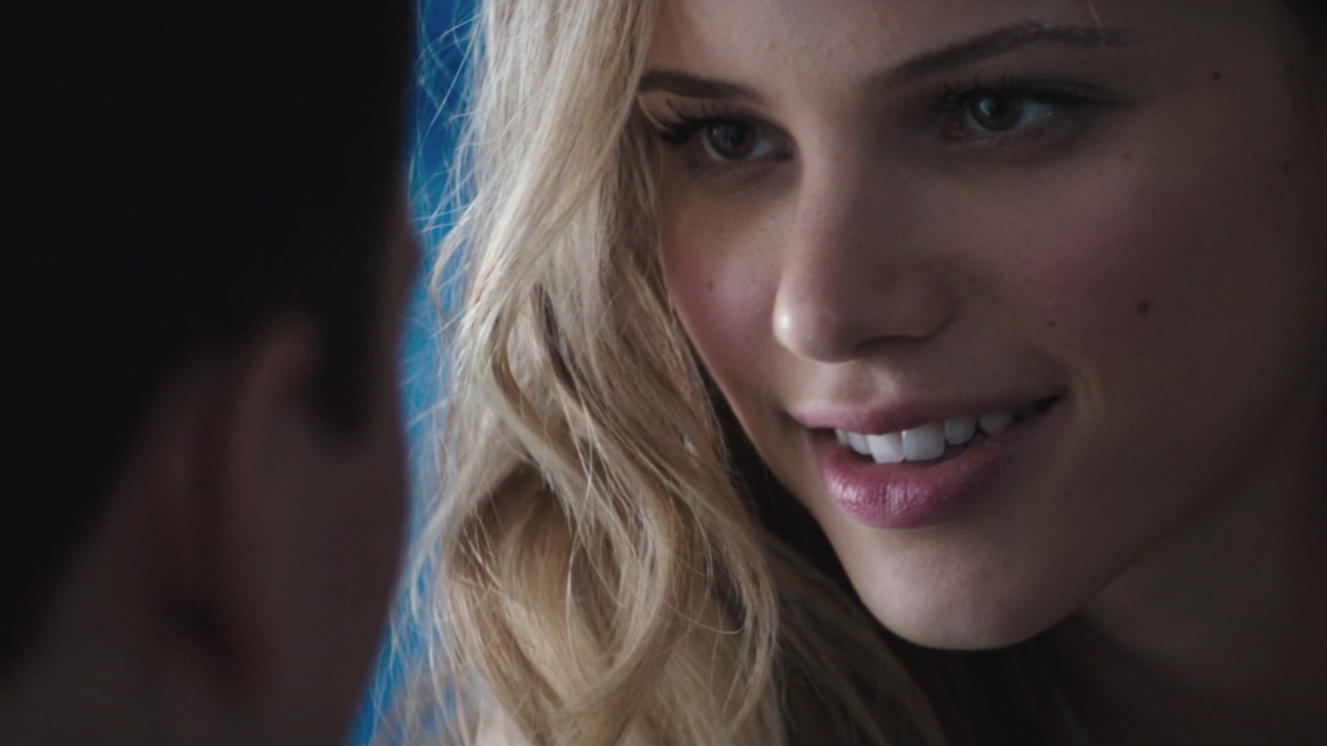 one person, child, indoors, Halston Sage, long hair, teardrop, hairstyle, sadness, contemplation, human hair, hair, blonde, emotion, body part, aggression, HD Wallpaper