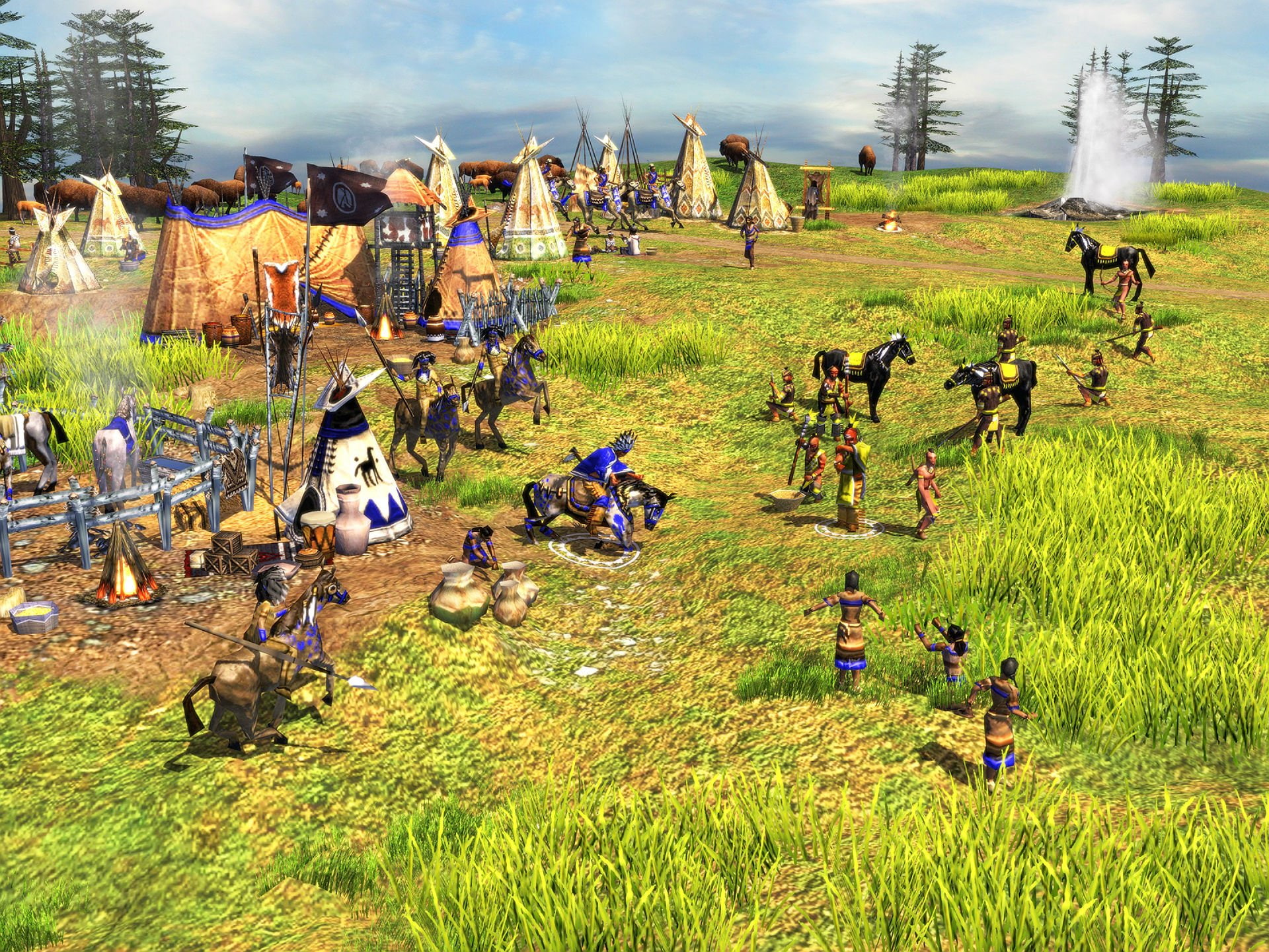 adventure, american, 1080P, building, action, time, city, native, history, real, warchiefs, empires, western, strategy, fantasy, detail, age, tactical, HD Wallpaper