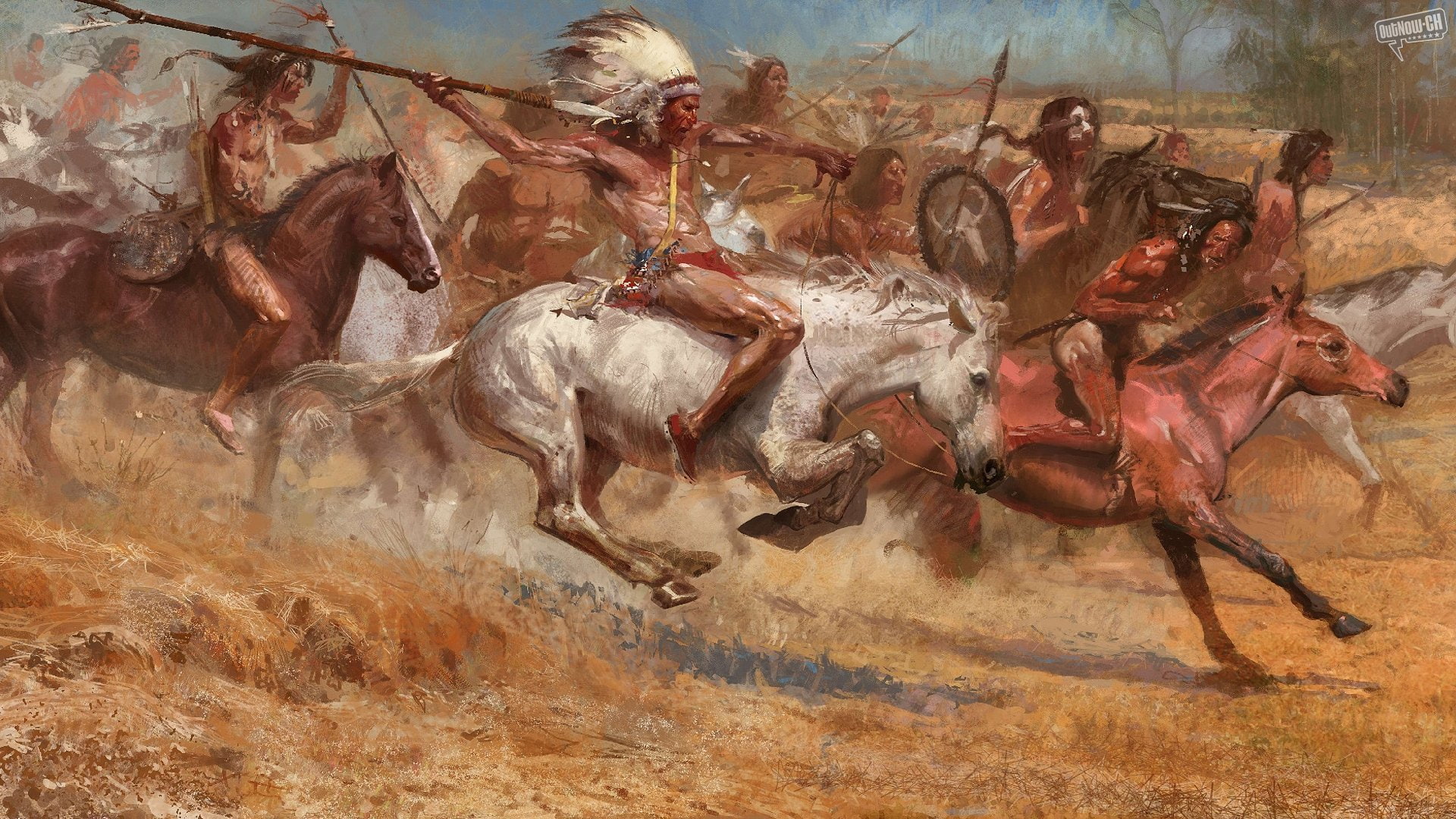 building, 1080P, online, american, mmo, cities, history, tactical, fantasy, western, indian, time, action, fighting, city, strategy, age, detail, native, HD Wallpaper