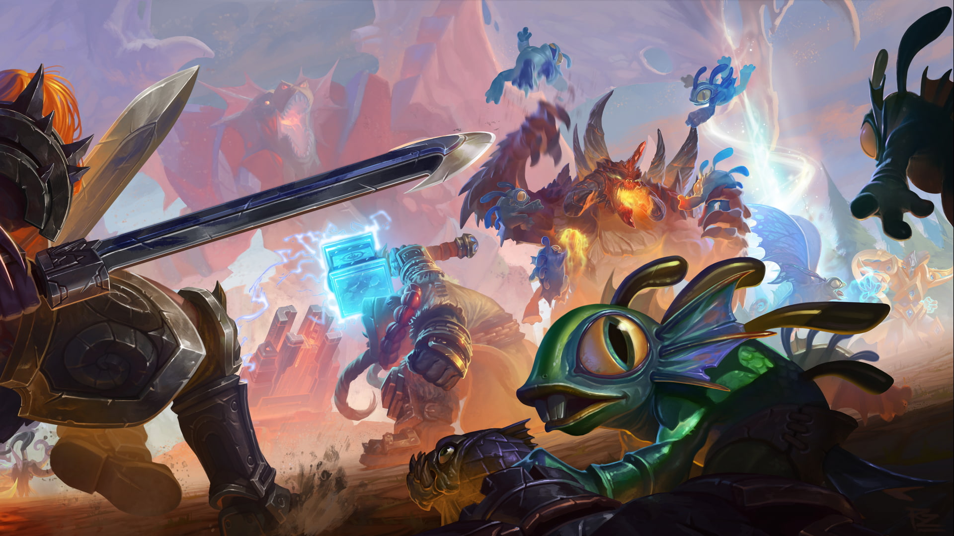 Murlocs, 1080P, Murky, Thrall, battle, heroes of the storm, HD Wallpaper