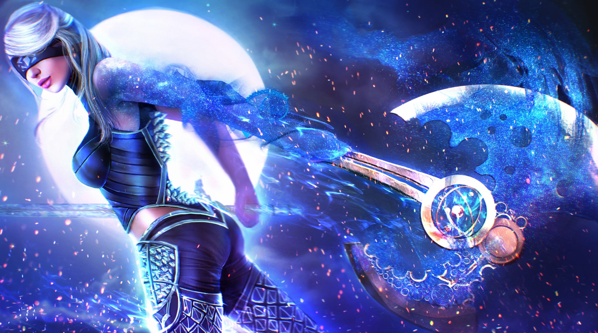 MAG, staff, art girl, astralaria, 1080P, Revenant, guild wars 2, HD Wallpaper