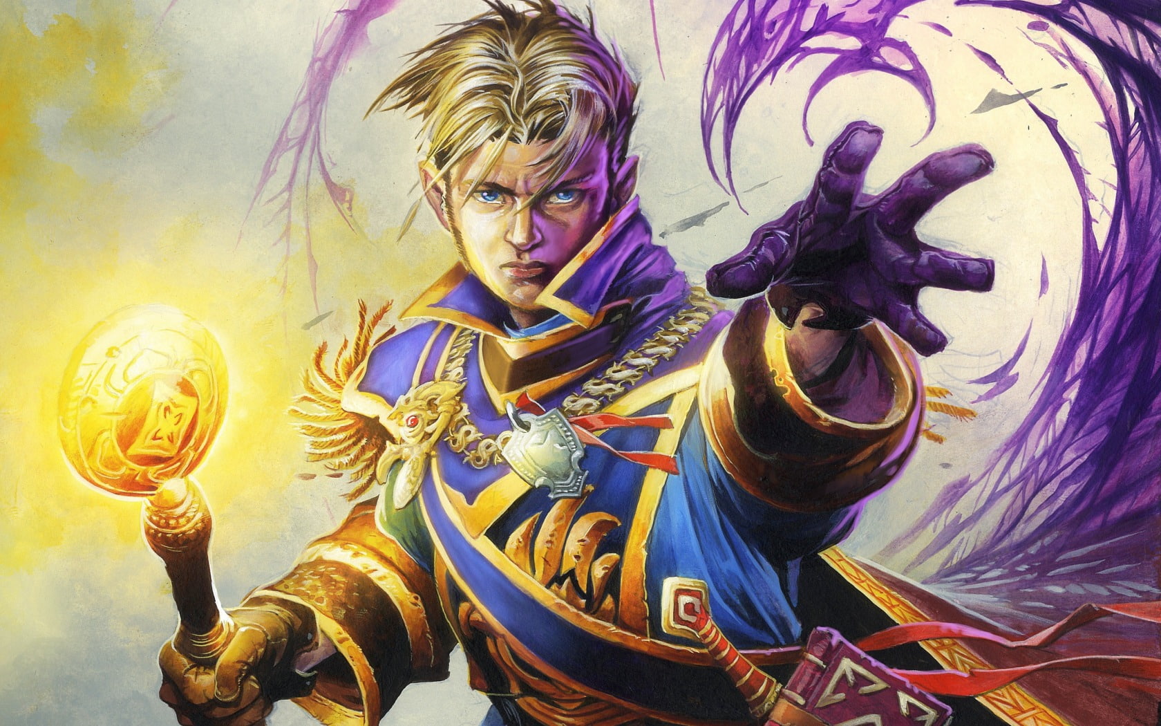 priest, anduin, 720P, hearthstone, HD Wallpaper
