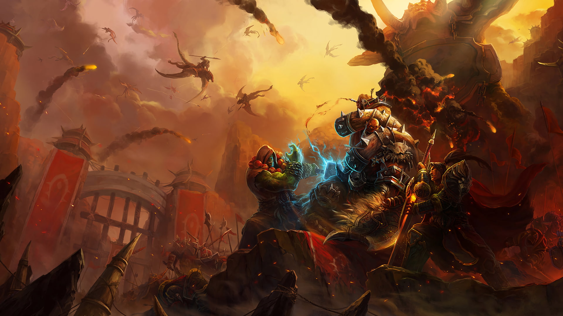 Thrall, 1080P, world of warcraft, HD Wallpaper