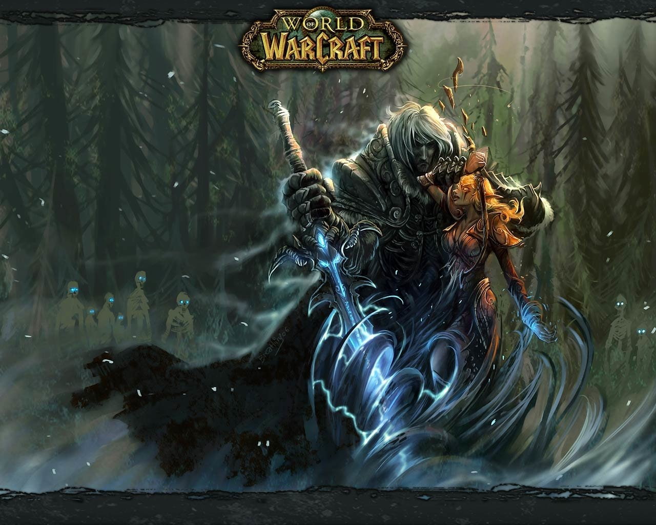 Warcraft, Sylvanas Windrunner, 720P, Arthas Menethil, World of Warcraft, HD Wallpaper