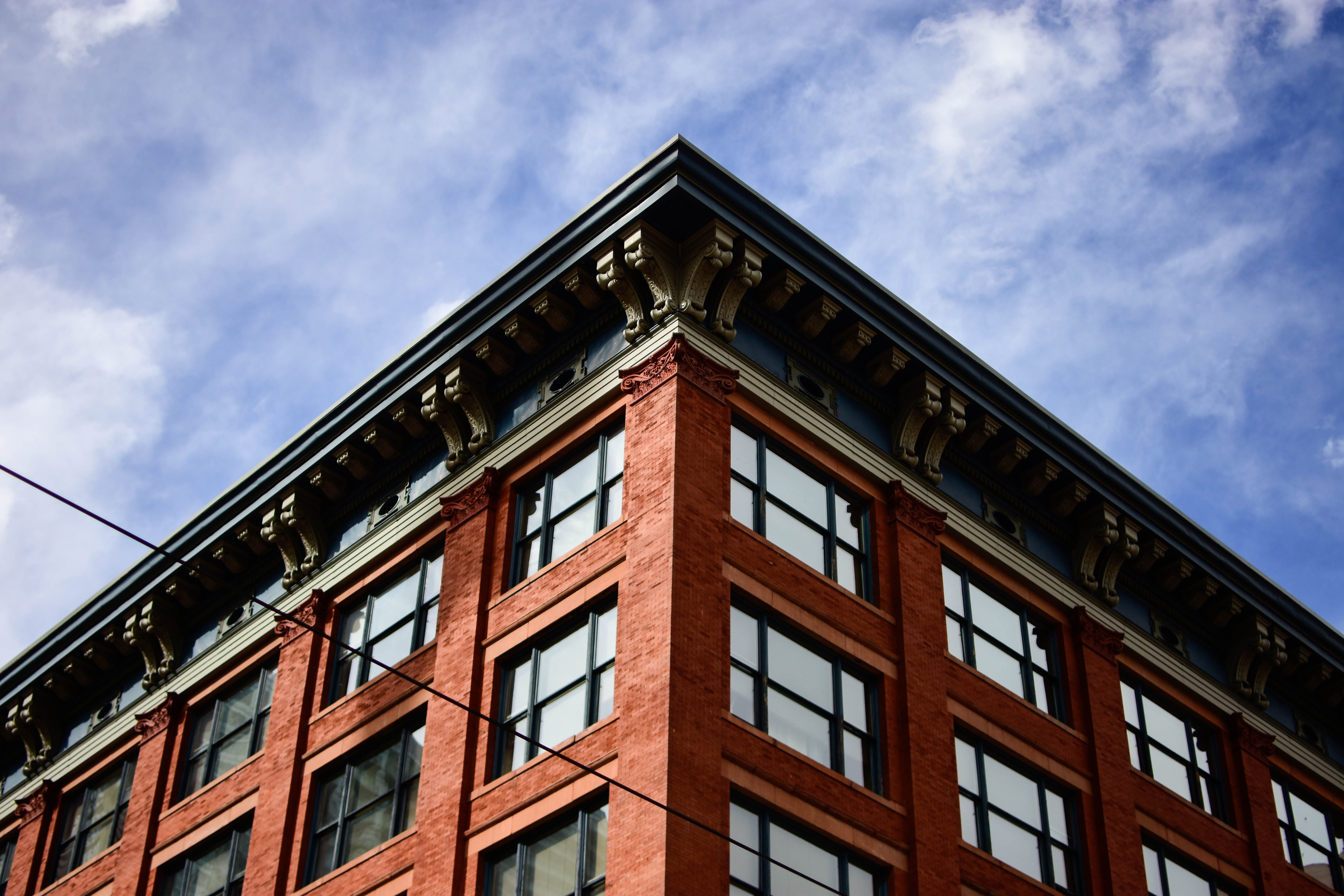 apartment, nature, wow, hip, no people, residential district, la, day, detail, red brick, outdoors, glass - material, built structure, high section, classic, HD Wallpaper