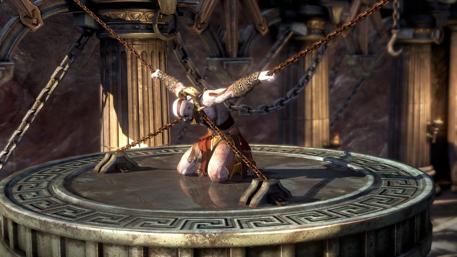 video, god, ascension, war, Chains, games, hd, x, 1080P, art, Kratos, HD Wallpaper