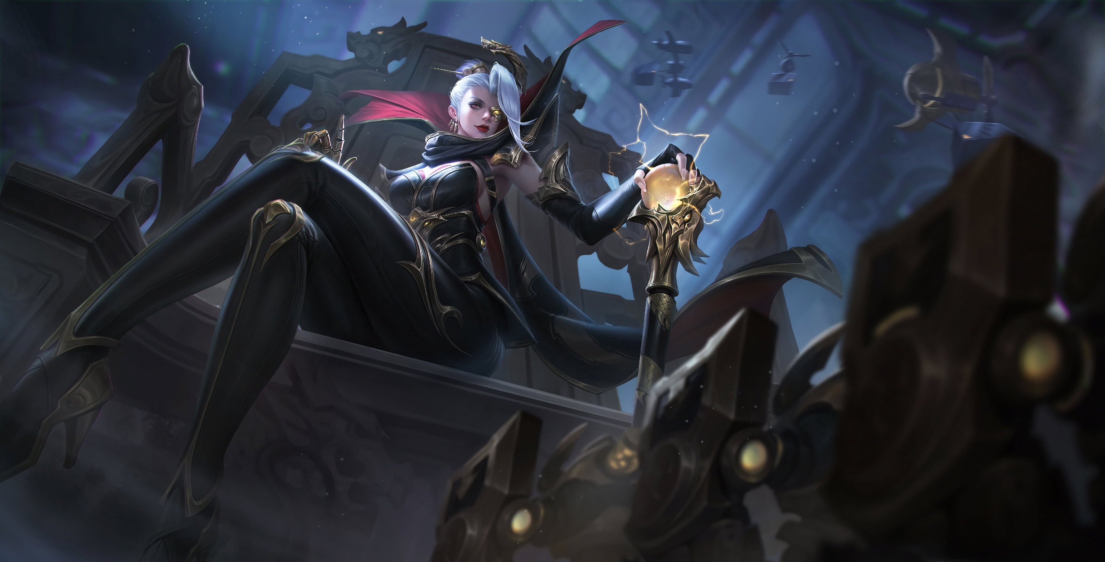 Arena of Valor, Girl, White Hair, 4K, Woman, Video Game, HD Wallpaper