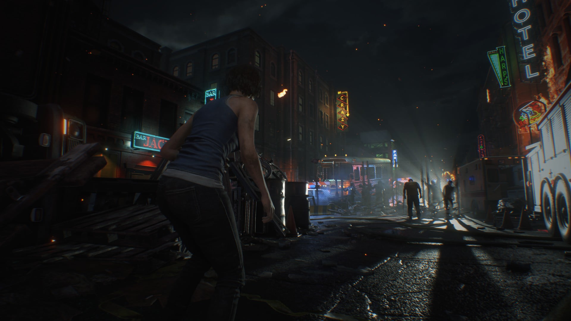 video games, Resident Evil 3 Remake, video game characters, Resident Evil, 1080P, zombies, Jill Valentine, HD Wallpaper