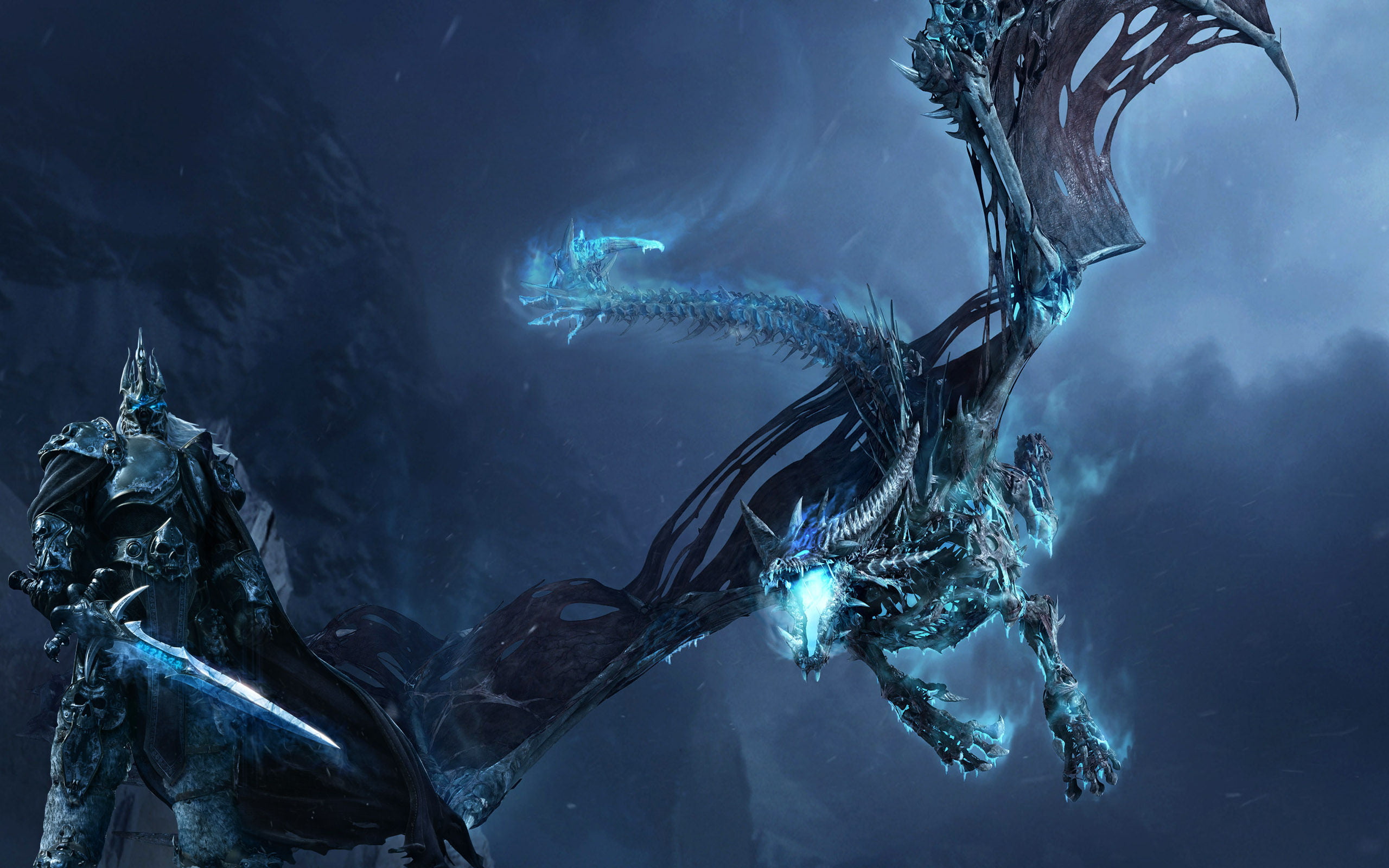 2K, Dragon, Warcraft, World Of Warcraft: Wrath Of The Lich King, HD Wallpaper
