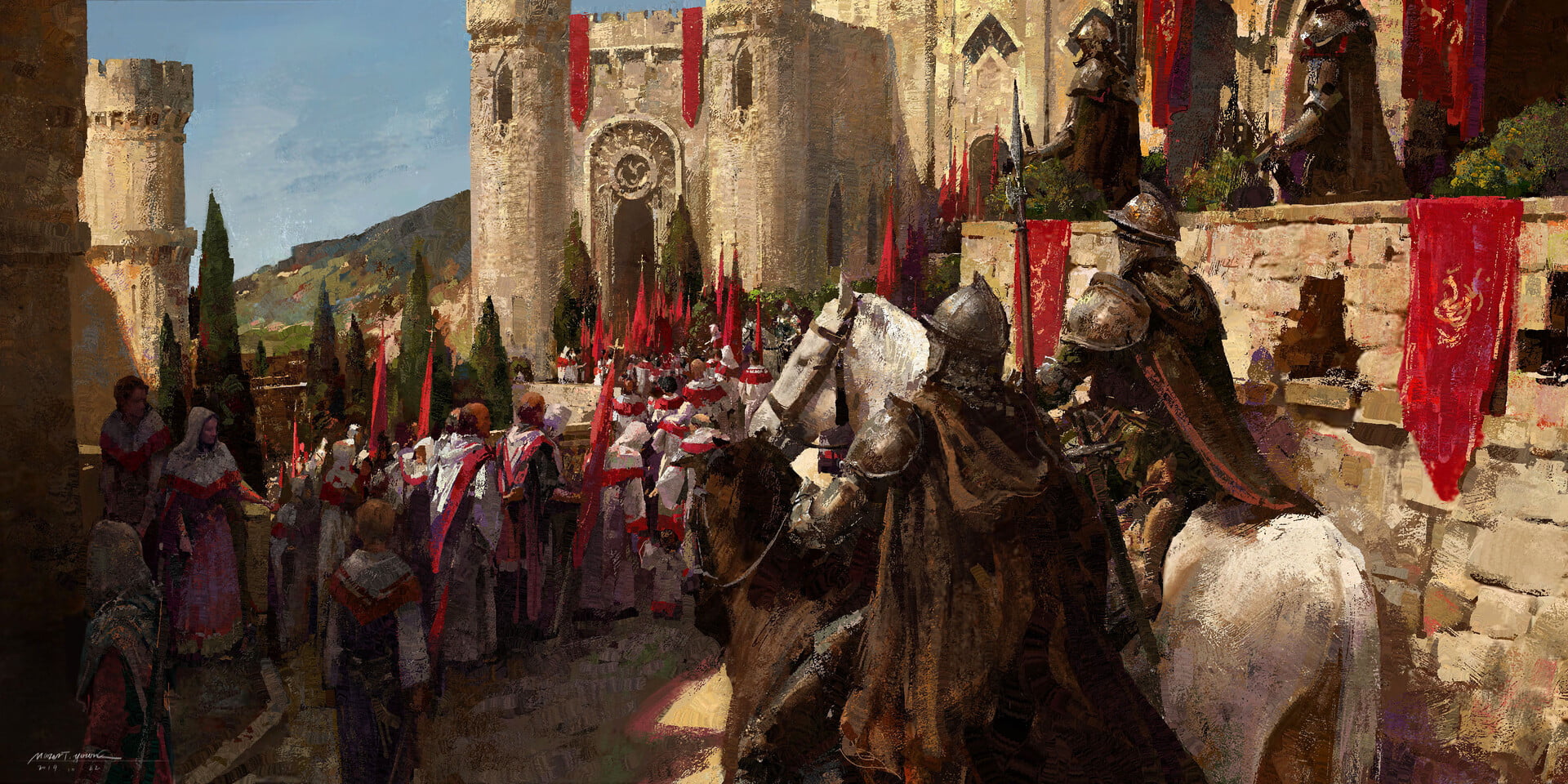 artwork, 1080P, Mazert Young, fantasy art, HD Wallpaper