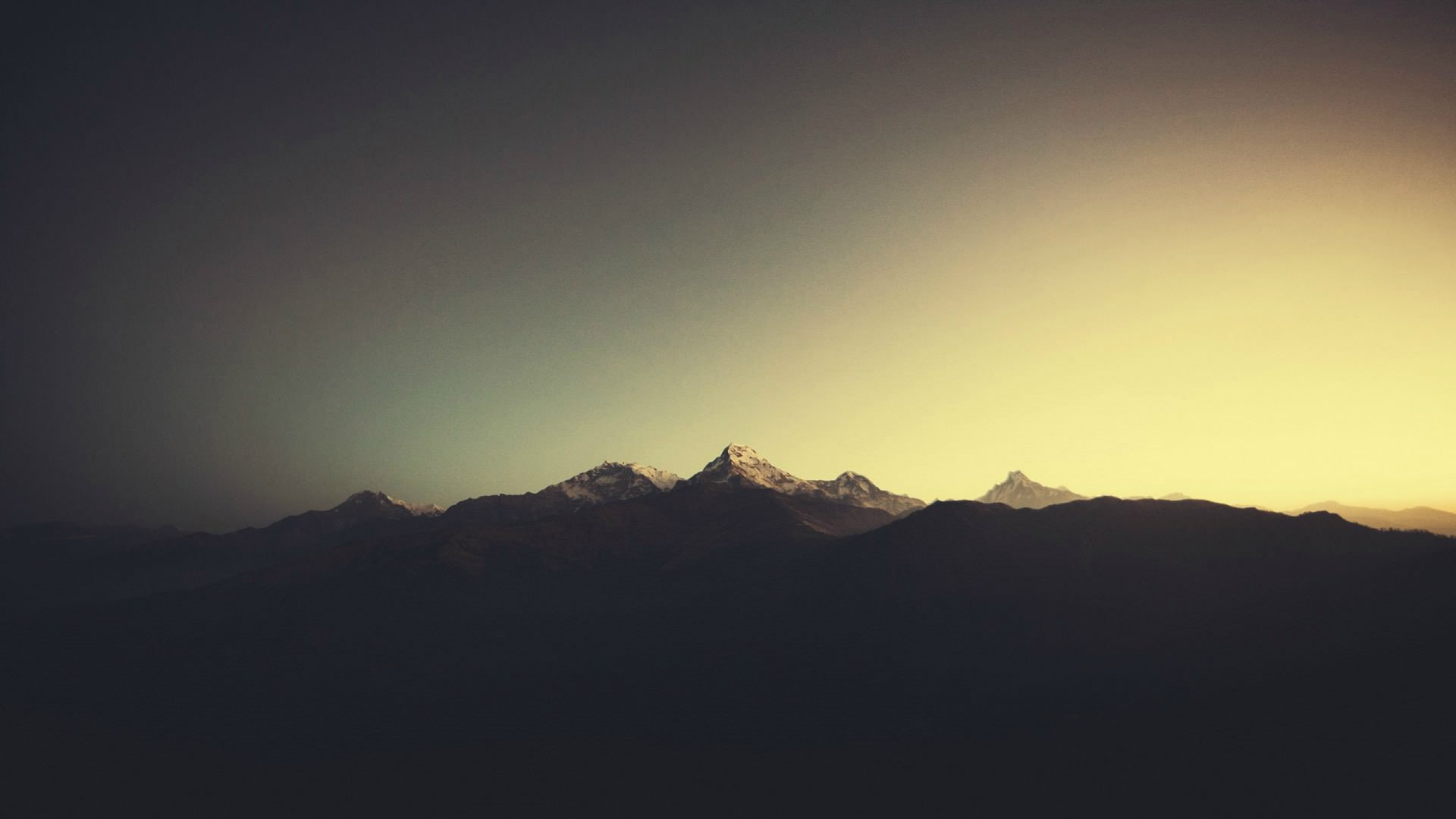 3,316 16:9 Aspect Ratio s (SFW), scenics - nature, mountain peak, idyllic, travel destinations, silhouette, nature, landscape, 1080P, tranquil scene, no people, HD Wallpaper