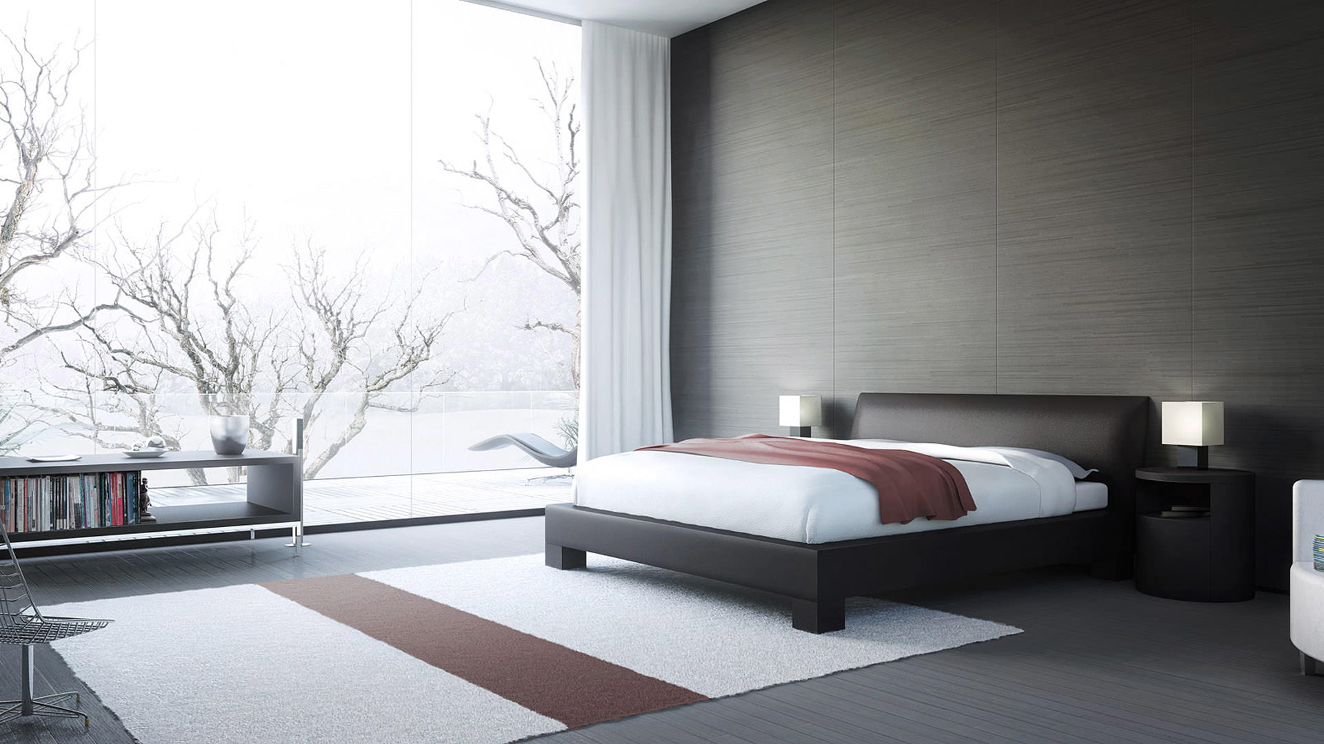 electric lamp, domestic room, home showcase interior, day, modern, luxury, window, no people, hotel, wealth, absence, home, bedroom, indoors, furniture, HD Wallpaper