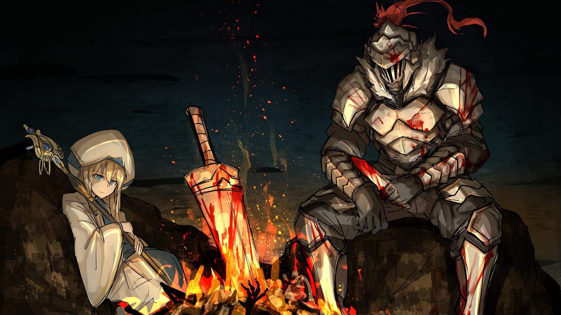 Anime, Priestess (Goblin Slayer), Goblin Slayer, 1080P, HD Wallpaper