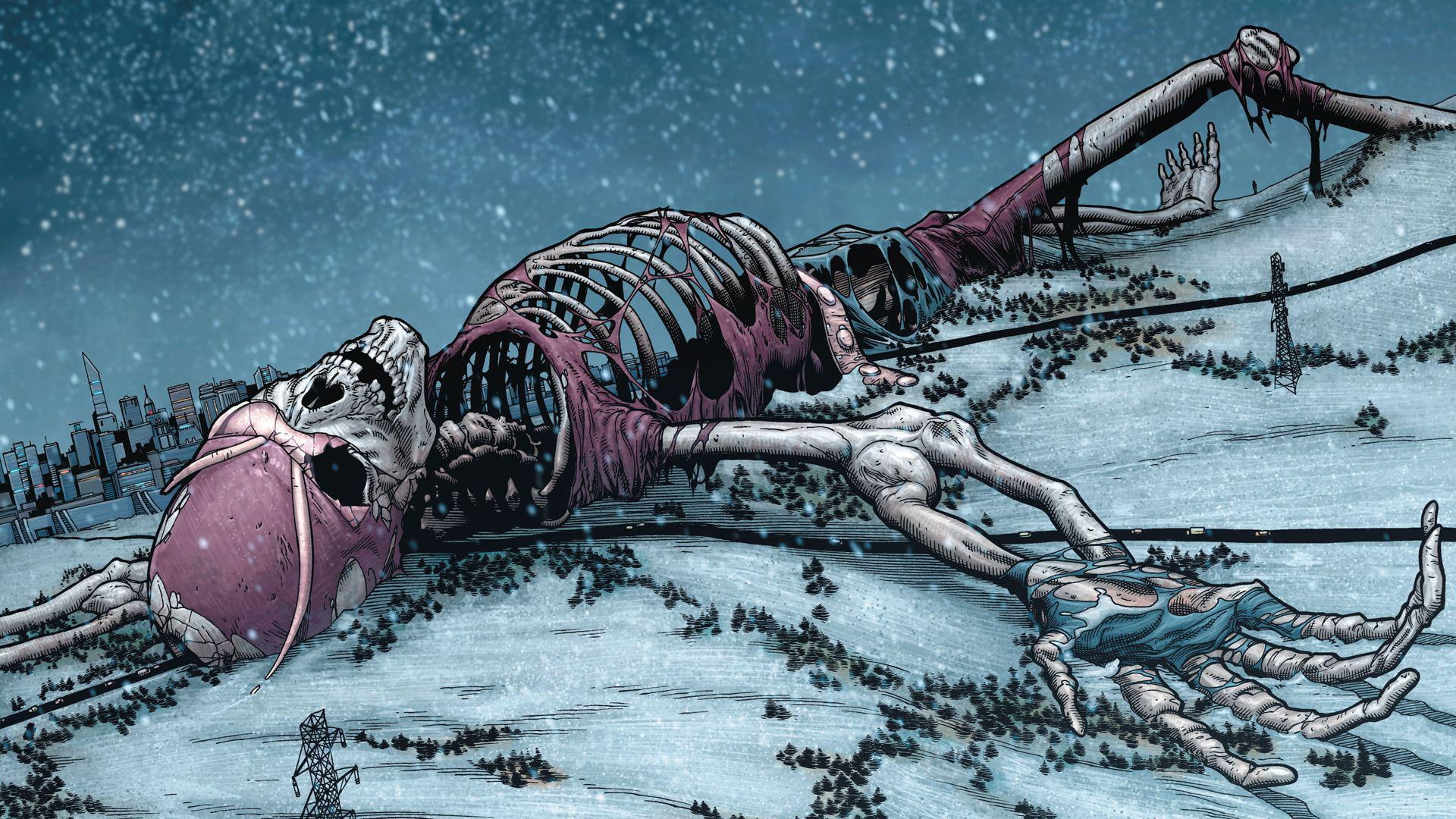 avengers, 1080P, skeleton, hank, avengers alliance, alliance, 1920x1080, comics, marvel, giant, hank pym, pym, artwork, HD Wallpaper
