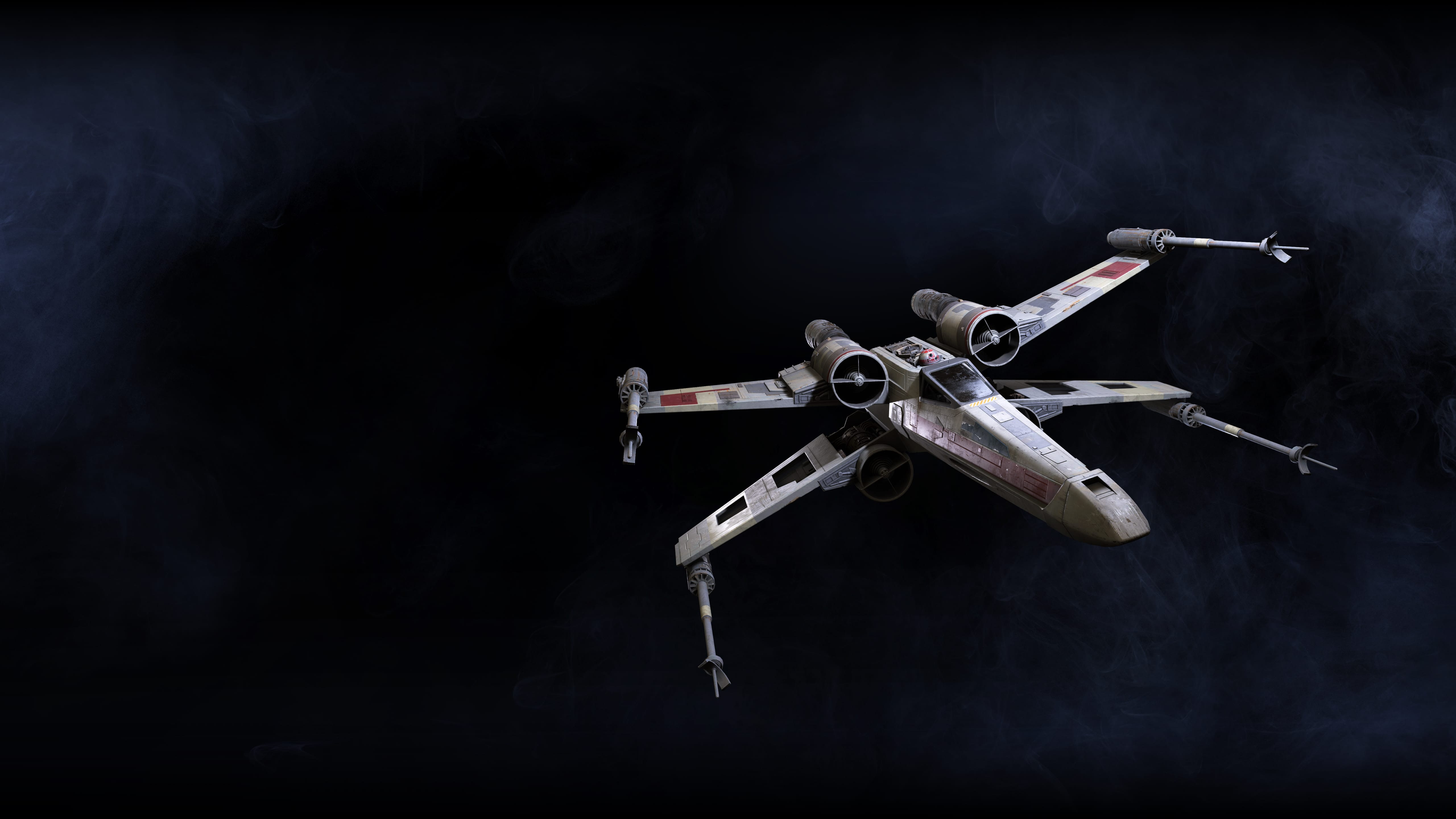 5K, 5K, Star Wars Battlefront II, untitled, T-65B X-wing starfighter, HD Wallpaper
