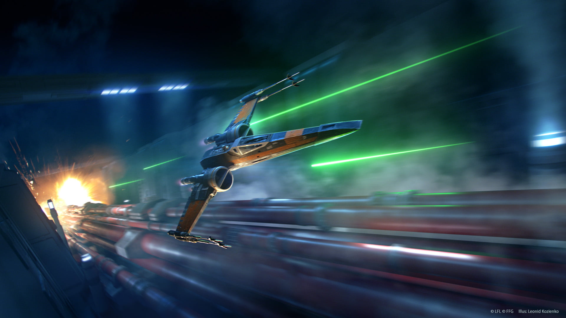 1080P, Star Wars, X-Wing, HD Wallpaper