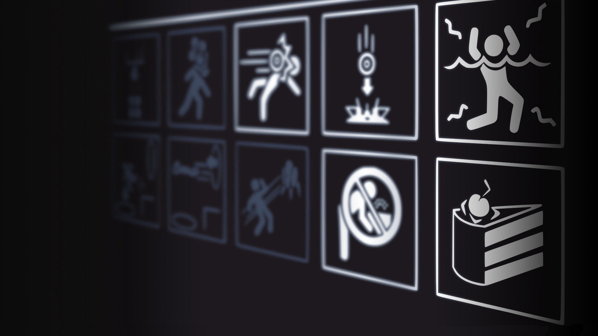 PC gaming, video games, dark, 1080P, Portal, cake, HD Wallpaper
