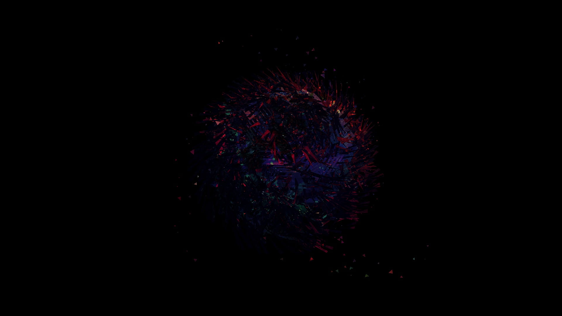 celebration, spiral, black background, studio shot, glowing, night, no people, red, glitch, firework display, motion, firework, exploding, outdoors, illuminated, HD Wallpaper