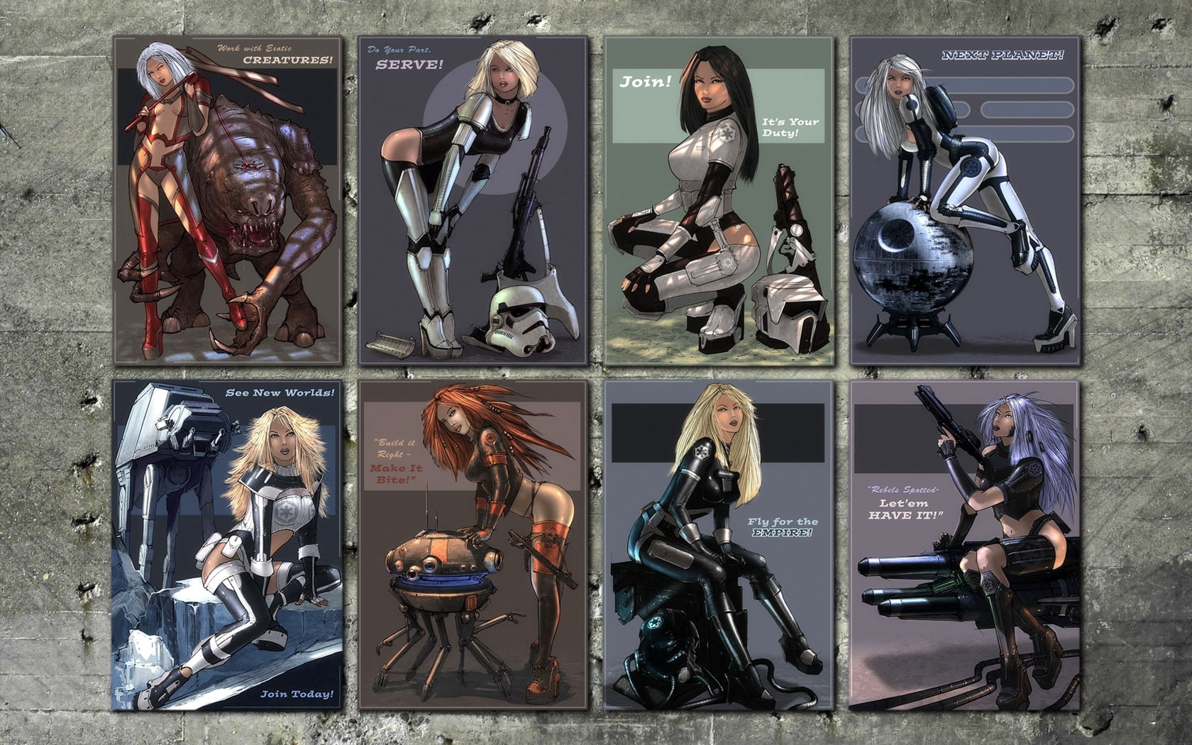 star, cosplay, space, x, 720P, empire, wars, girls, army, hd, art, Star Wars, galactic, stars, stormtroopers, women, HD Wallpaper