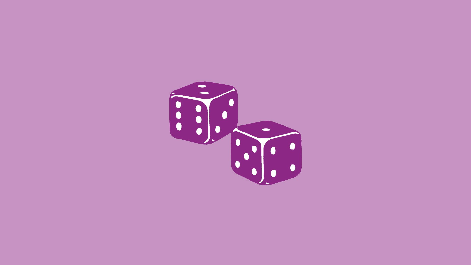 indoors, relaxation, pink color, spotted, close-up, purple, dice, no people, colored background, luck, shape, cut out, leisure activity, gambling, leisure games, HD Wallpaper