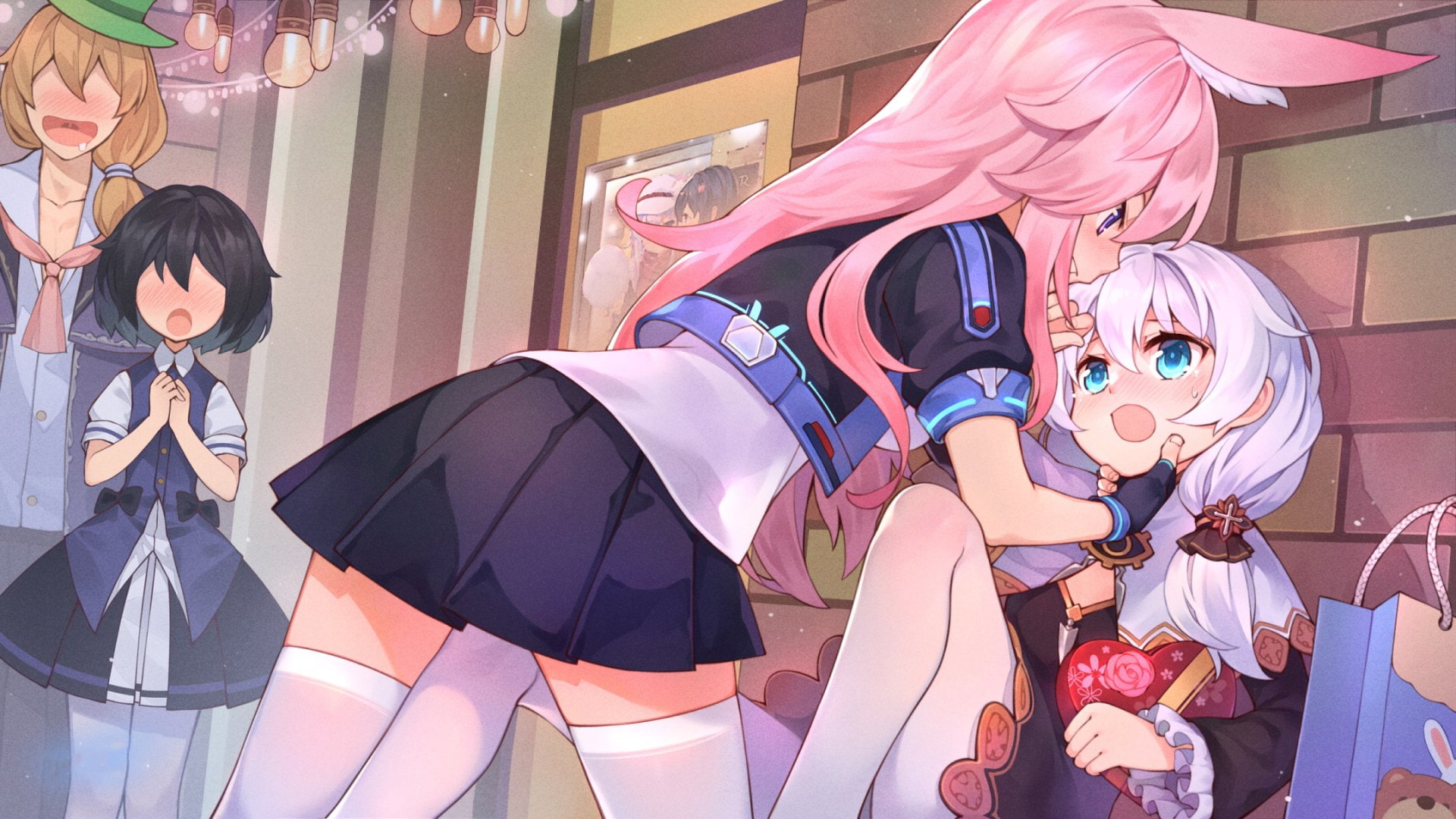 human representation, mannequin, toy, Yae Sakura (Benghuai Xueyuan), consumerism, bag, shopping, Anime, Theresa Apocalypse, retail display, retail, indoors, HD Wallpaper