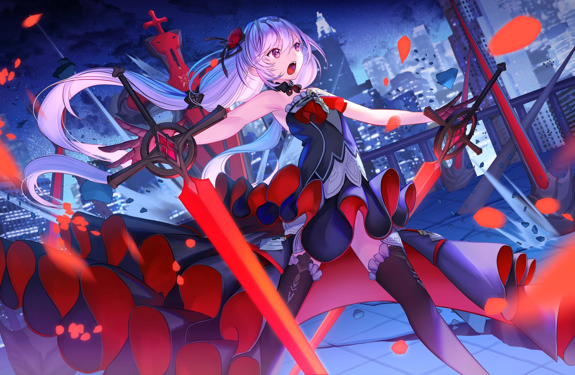 1080P, Theresa Apocalypse, Benghuai Xueyuan, Anime, HD Wallpaper