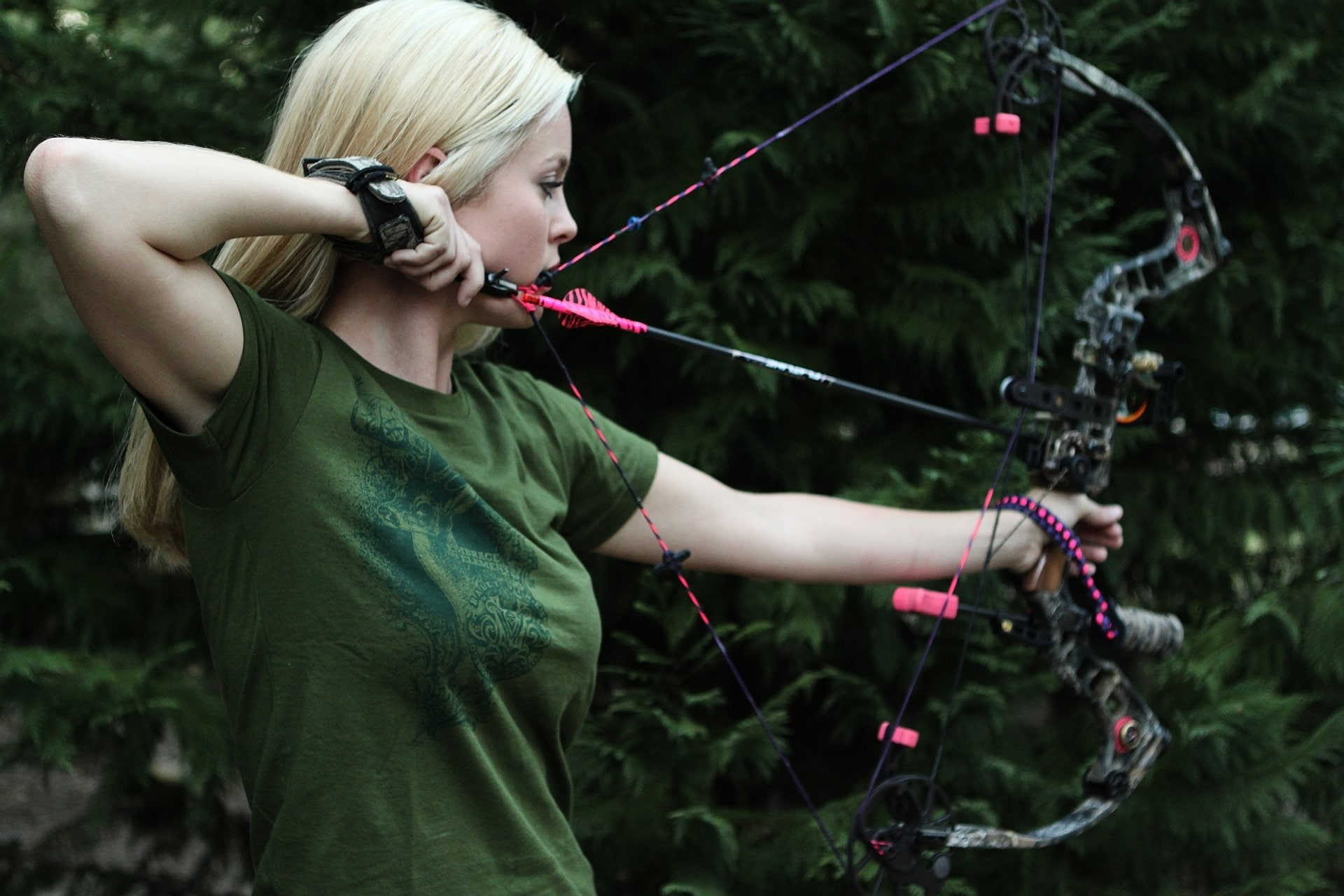 Theresa Vail, Other, 1080P, Sport, Women, Archery, HD Wallpaper