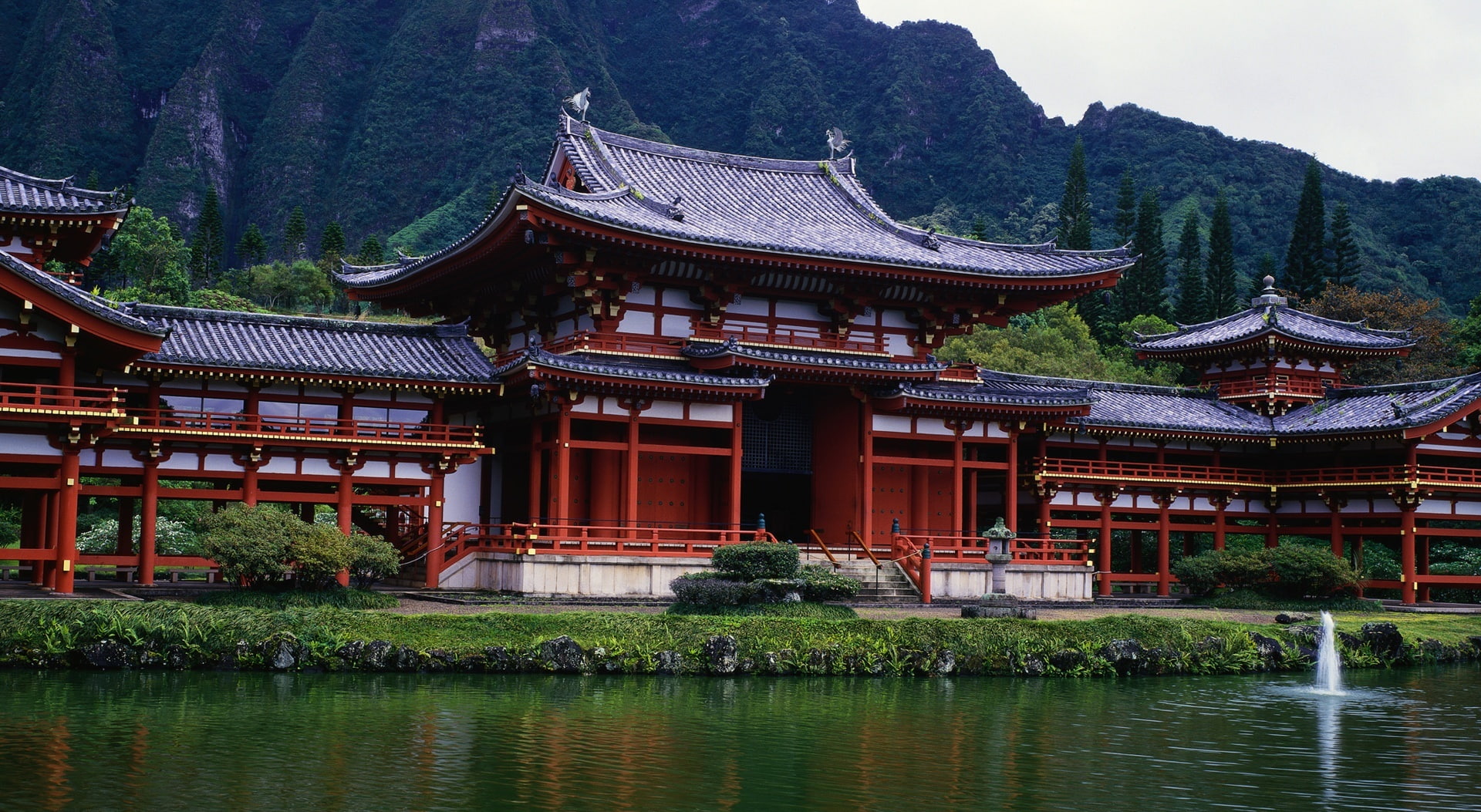 outdoors, plant, built structure, spirituality, Temple, building, travel, nature, architecture, brown, place of worship, Asia, Japanese, lake, travel destinations, HD Wallpaper